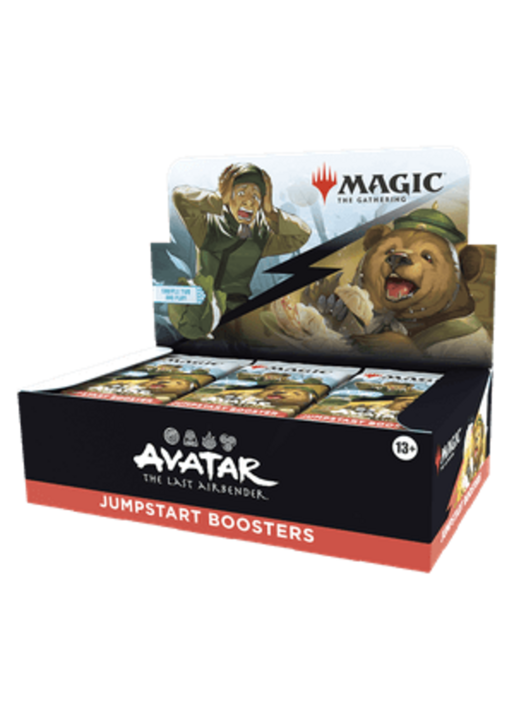 Magic the gathering Avatar: The Last Airbender Jumpstart Booster Display