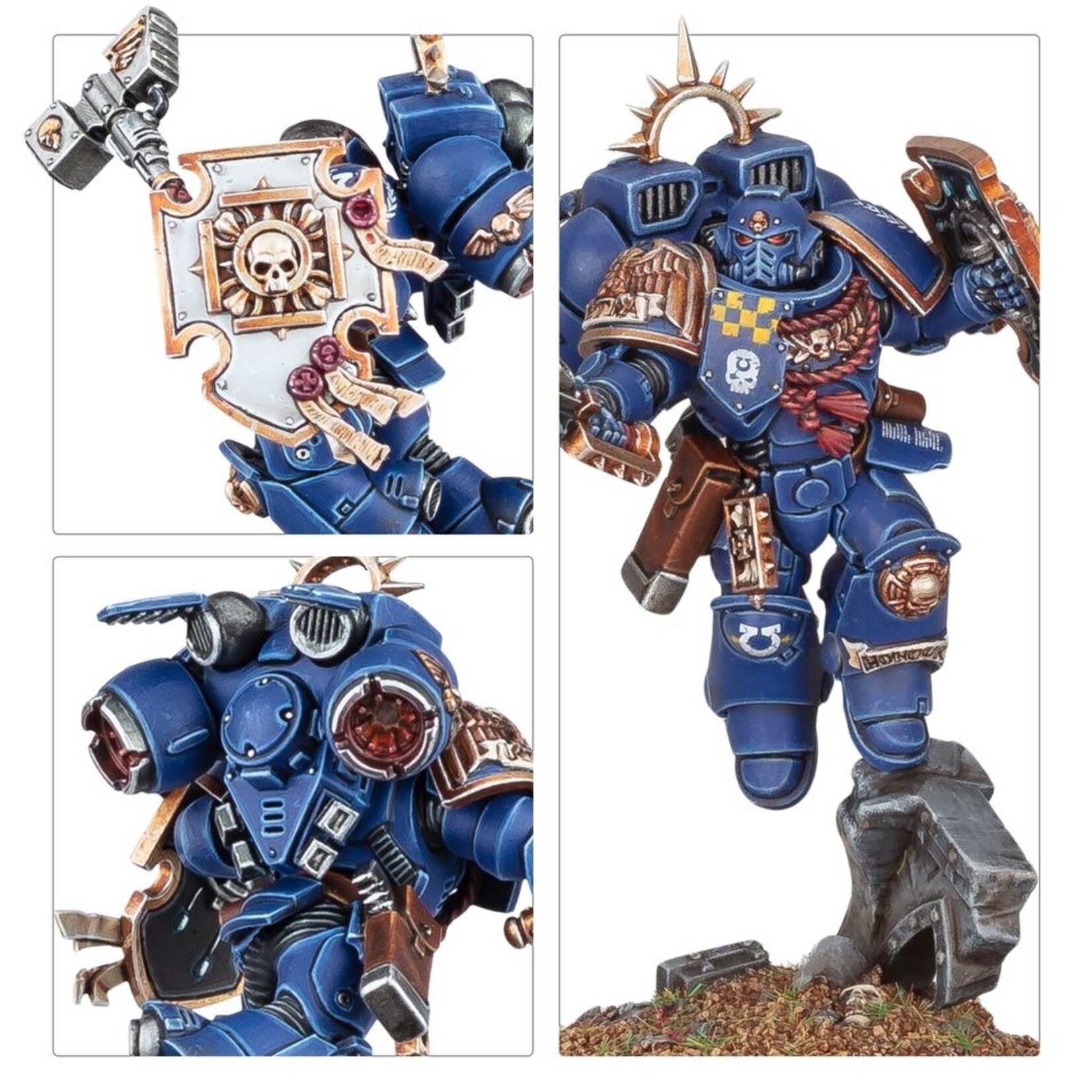 Warhammer: 40.000 Space Marines: Captain With Jump Pack & Relic Shield