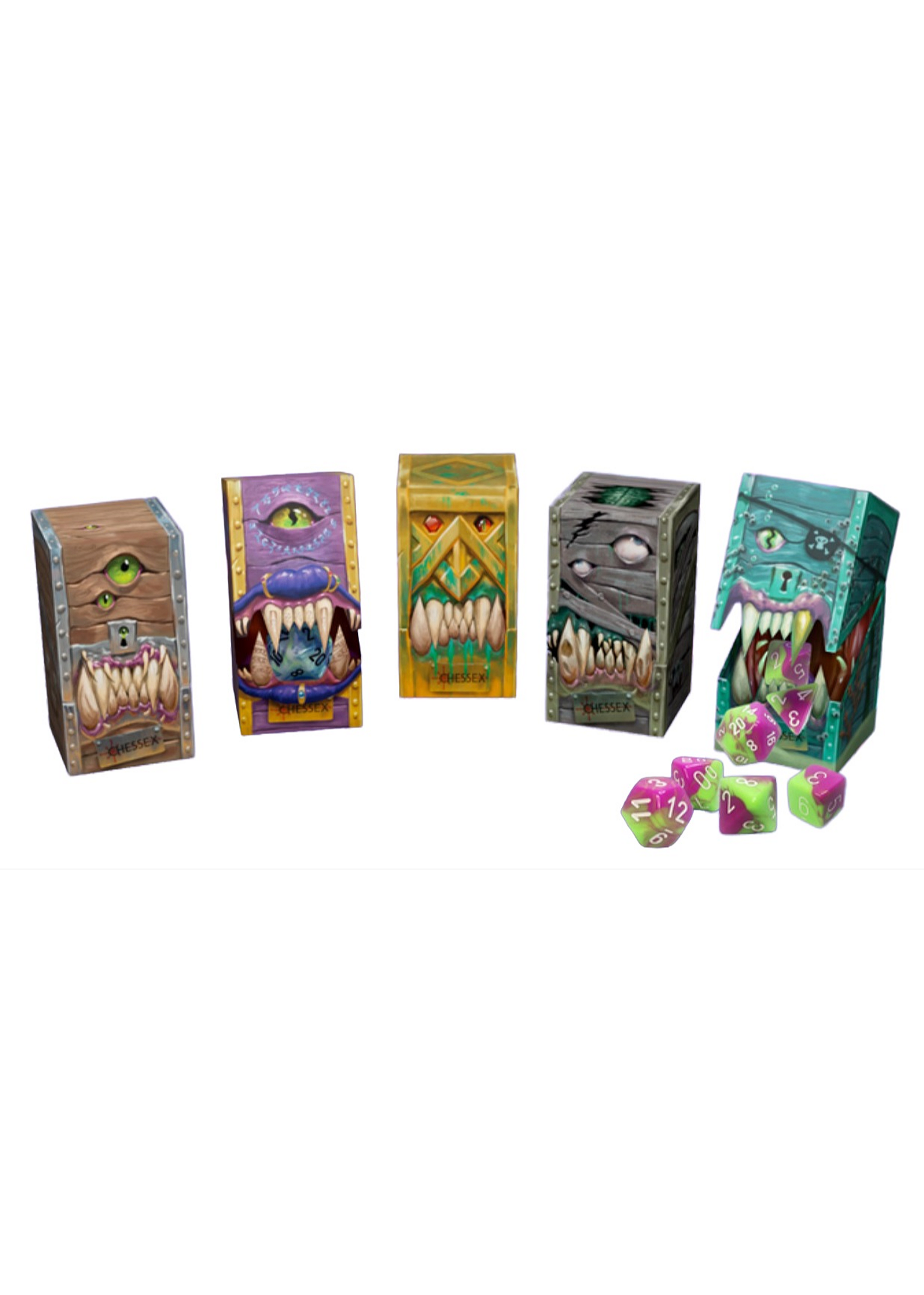 chessex Chessex: Hidden Wonders 7-Die Polyhedral Sets