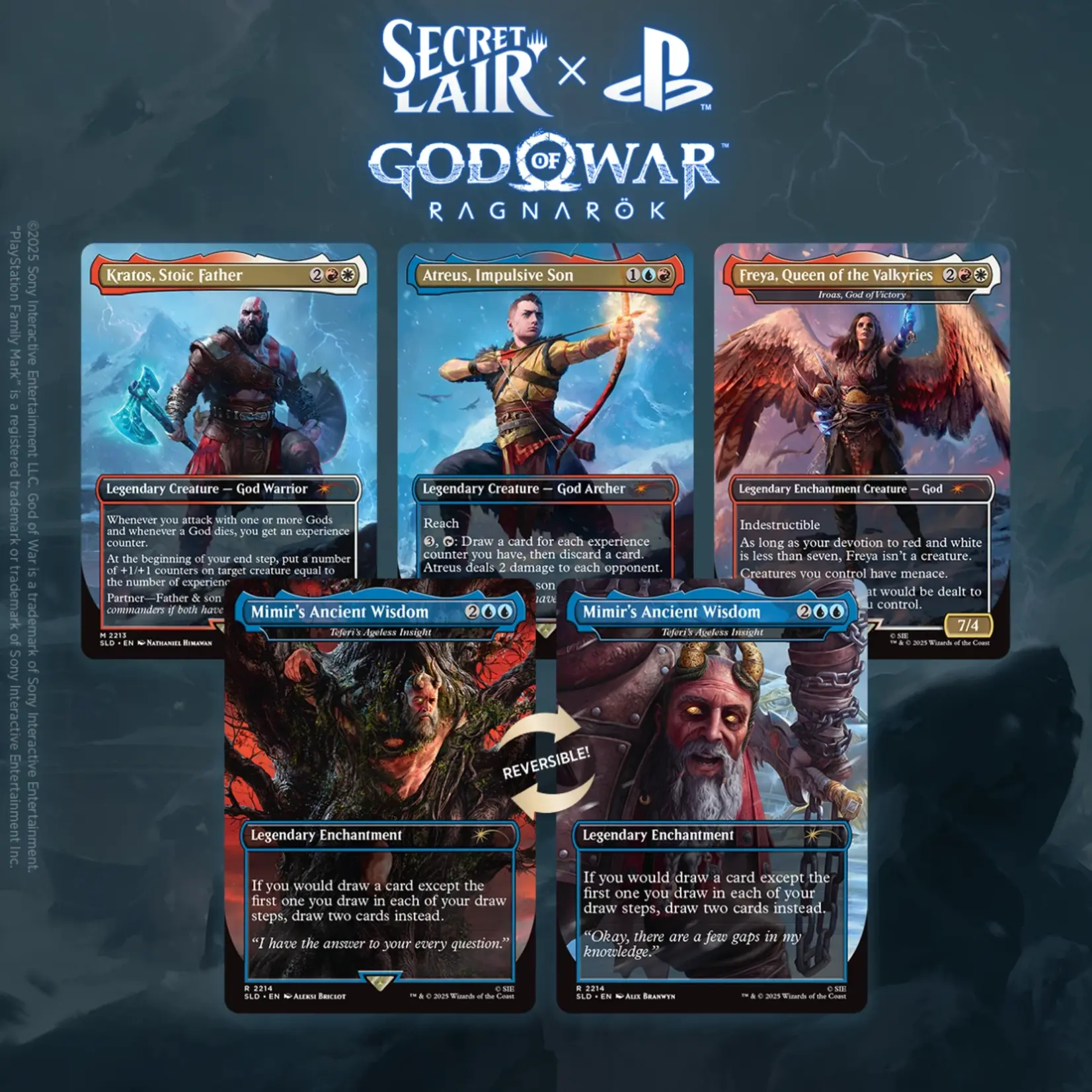 Magic the gathering Secret Lair x God of War: Norse