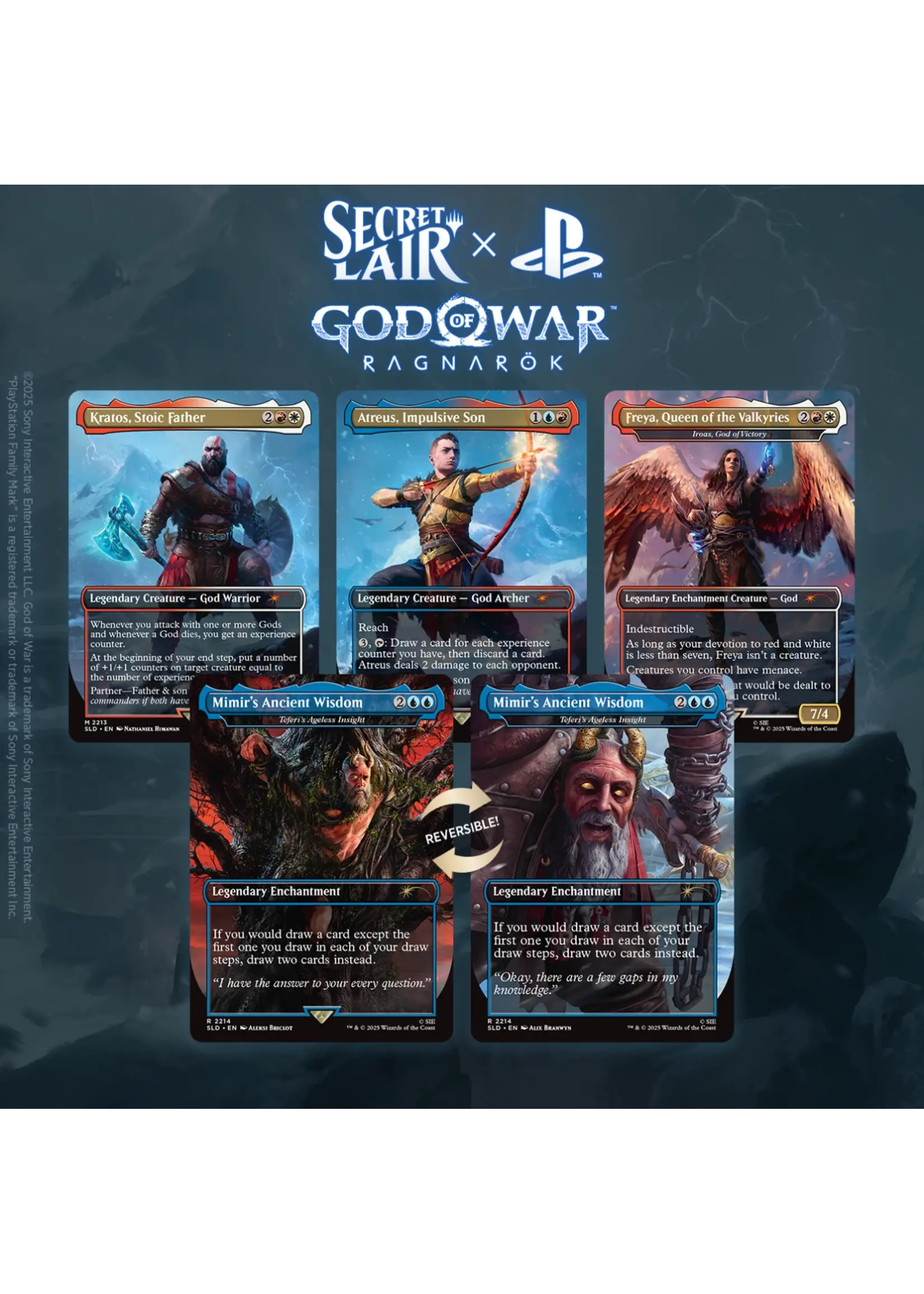 Magic the gathering Secret Lair x God of War: Norse