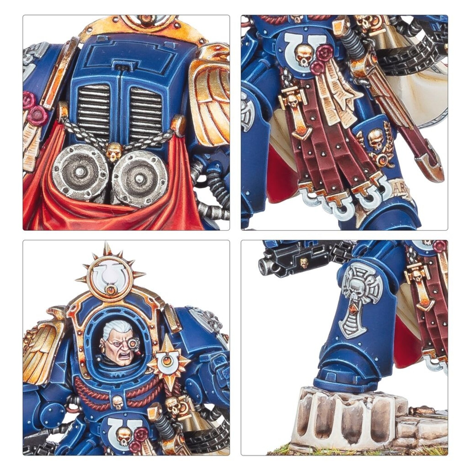 Warhammer: 40.000 Space Marines: Ultramarines - Marneus Calgar In Armour Of Antilochus