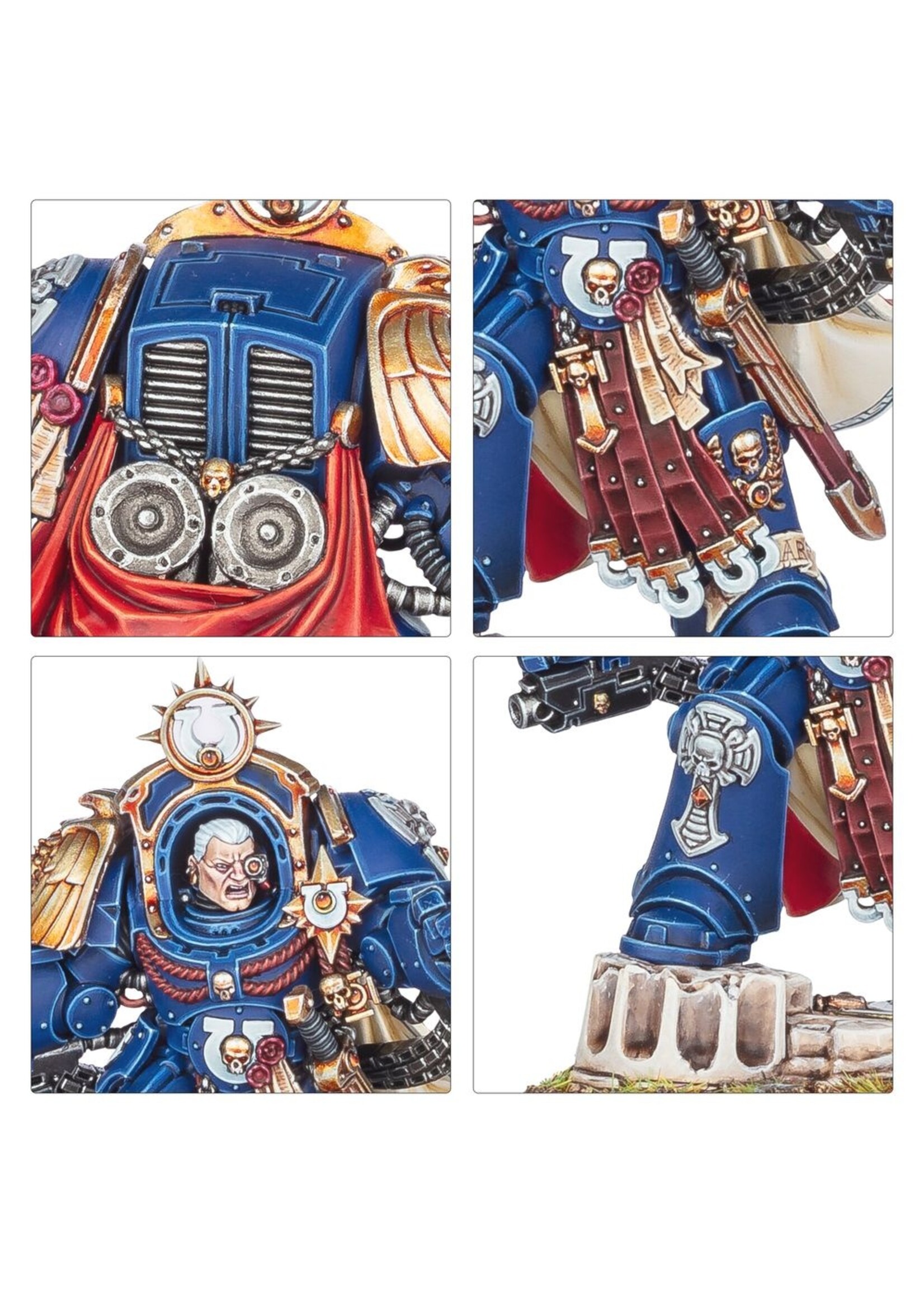 Warhammer: 40.000 ( Preorder - Ships 08/11 ) Space Marines: Ultramarines - Marneus Calgar In Armour Of Antilochus