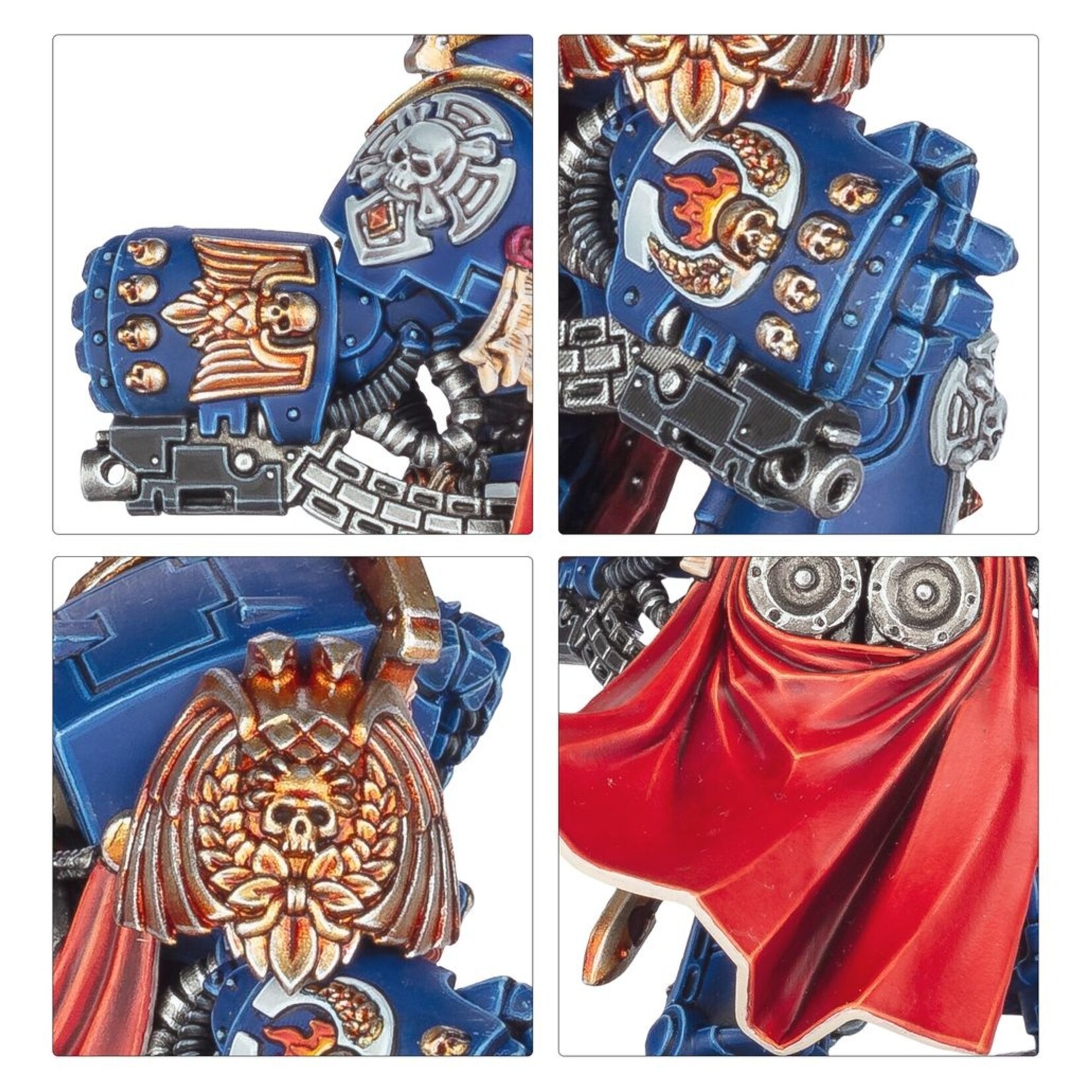 Warhammer: 40.000 Space Marines: Ultramarines - Marneus Calgar In Armour Of Antilochus