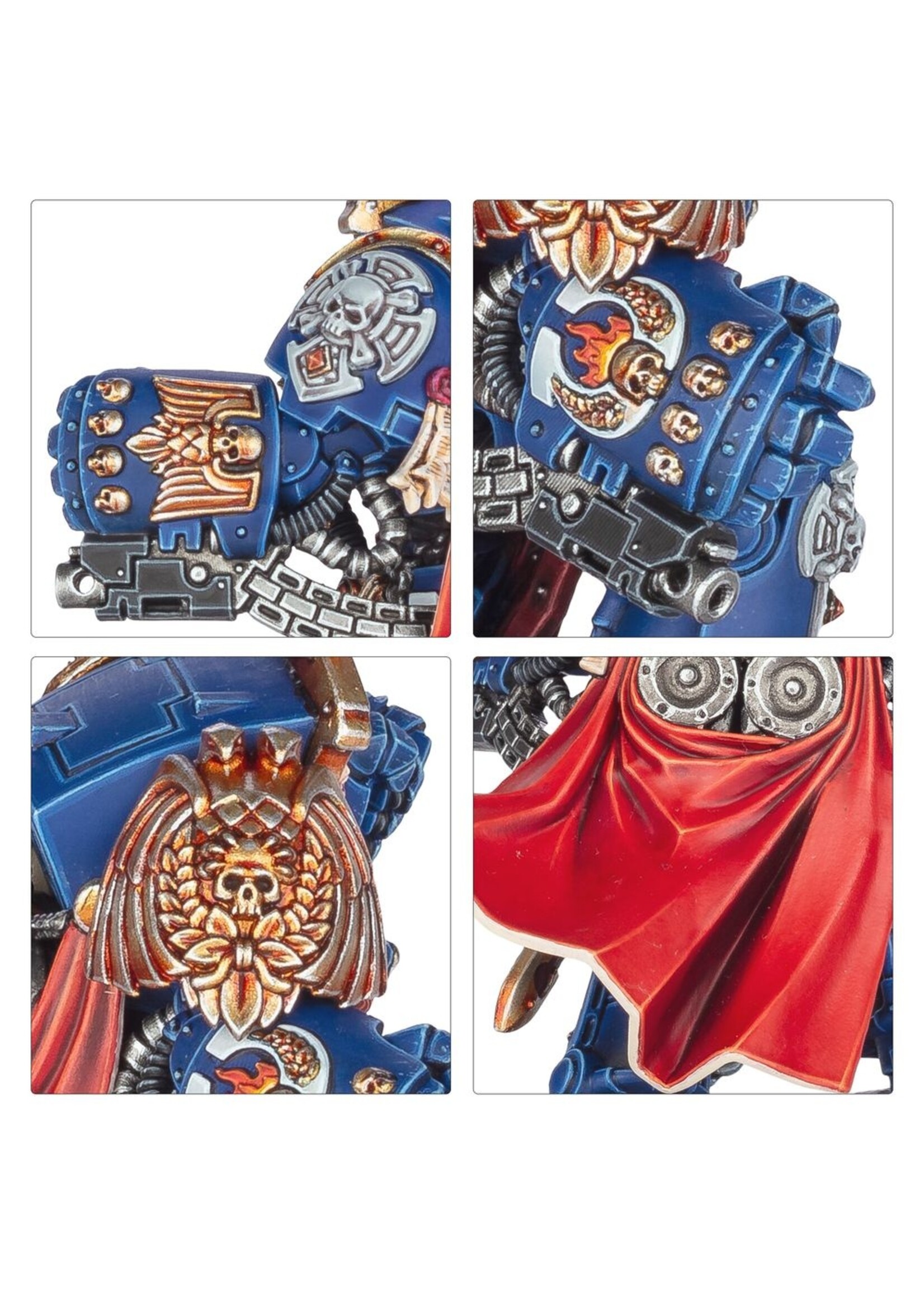 Warhammer: 40.000 Space Marines: Ultramarines - Marneus Calgar In Armour Of Antilochus