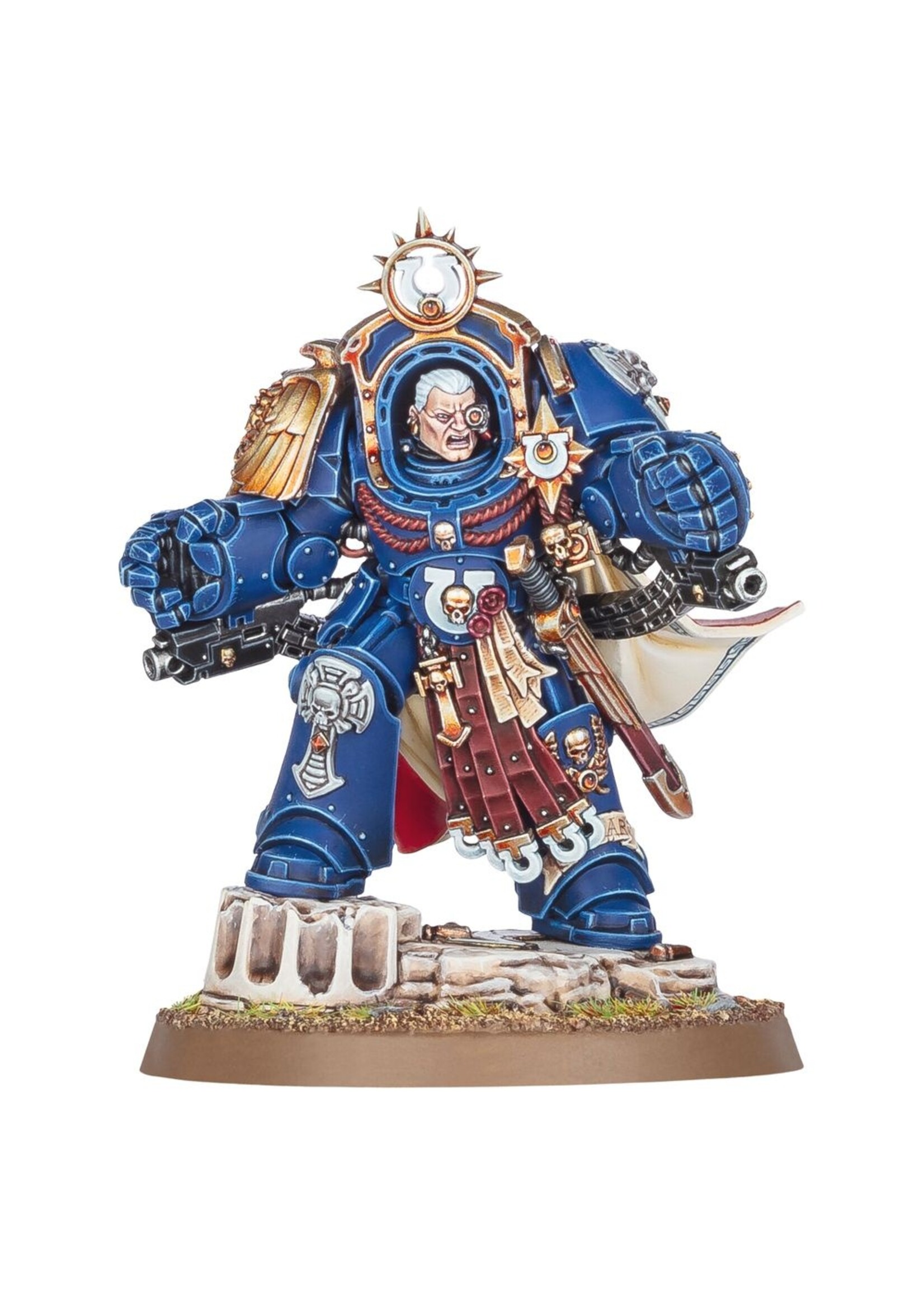 Warhammer: 40.000 ( Preorder - Ships 08/11 ) Space Marines: Ultramarines - Marneus Calgar In Armour Of Antilochus