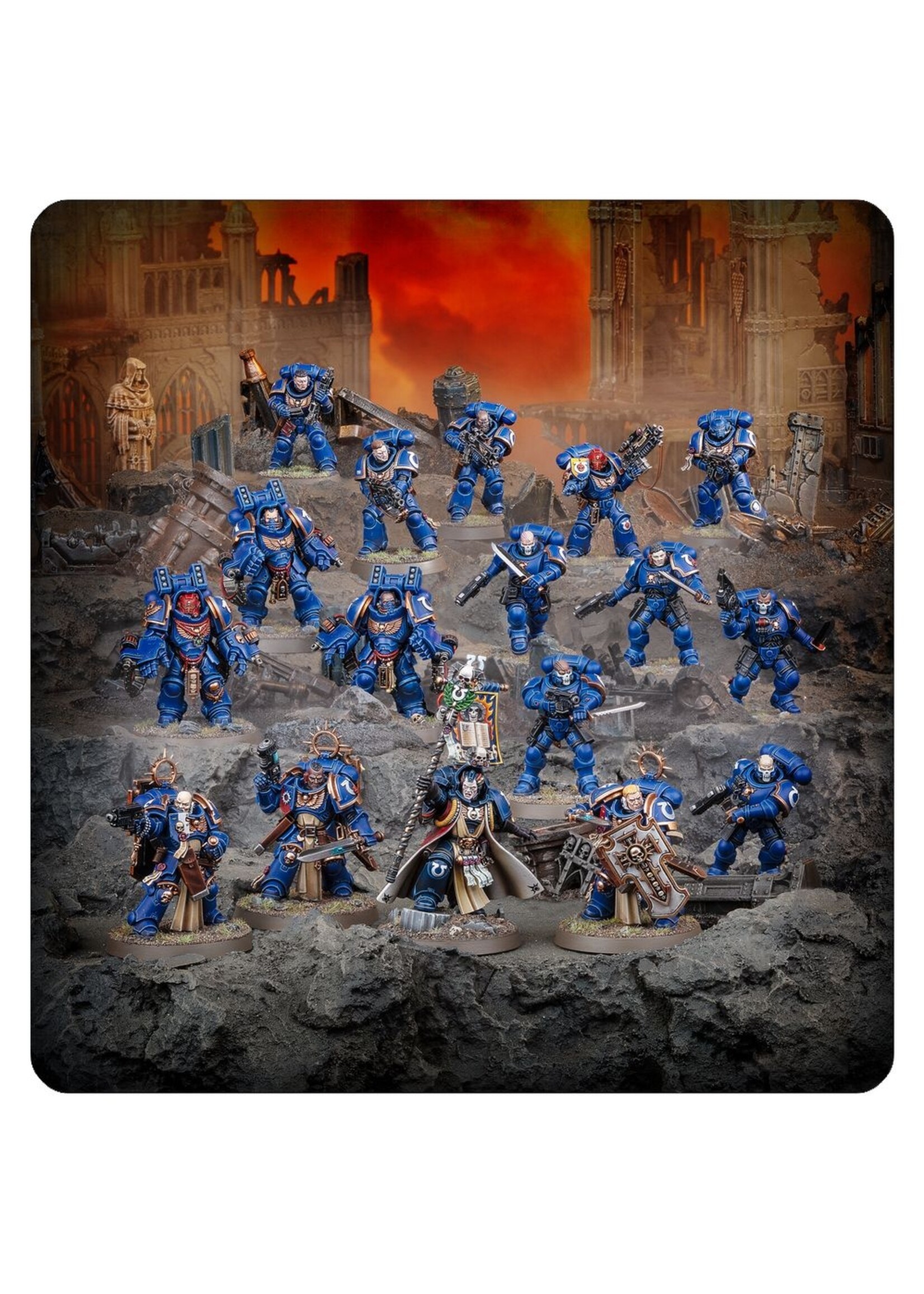 Warhammer: 40.000 ( Preorder - Ships 08/11 ) Combat Patrol: Ultramarines - Space Marines