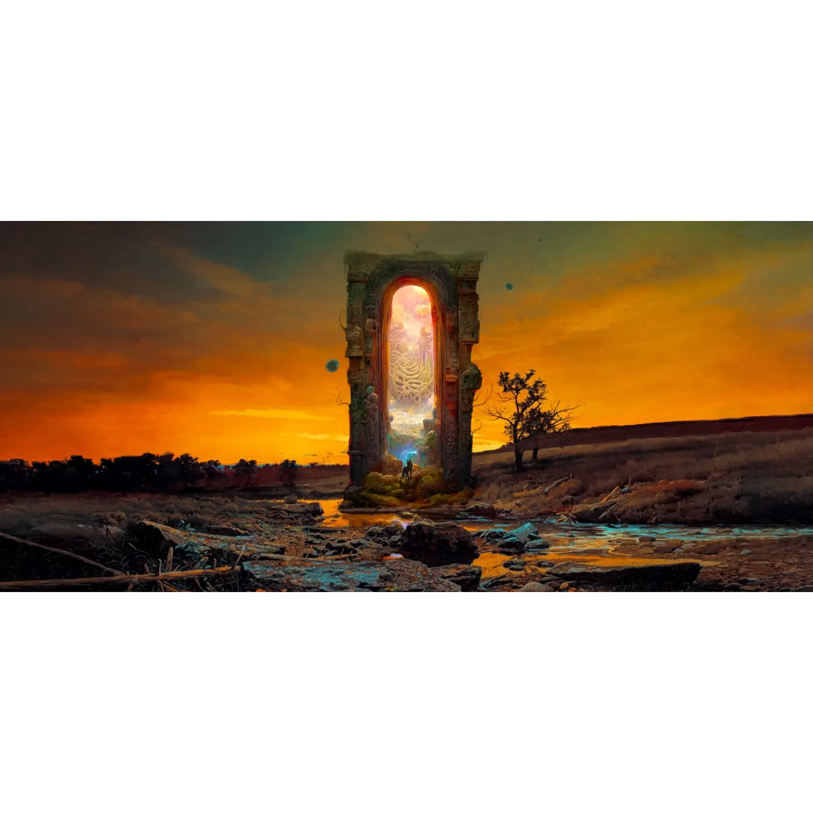 Kraken Artline Kraken Wargames Gaming Mat - Doorway Wolf