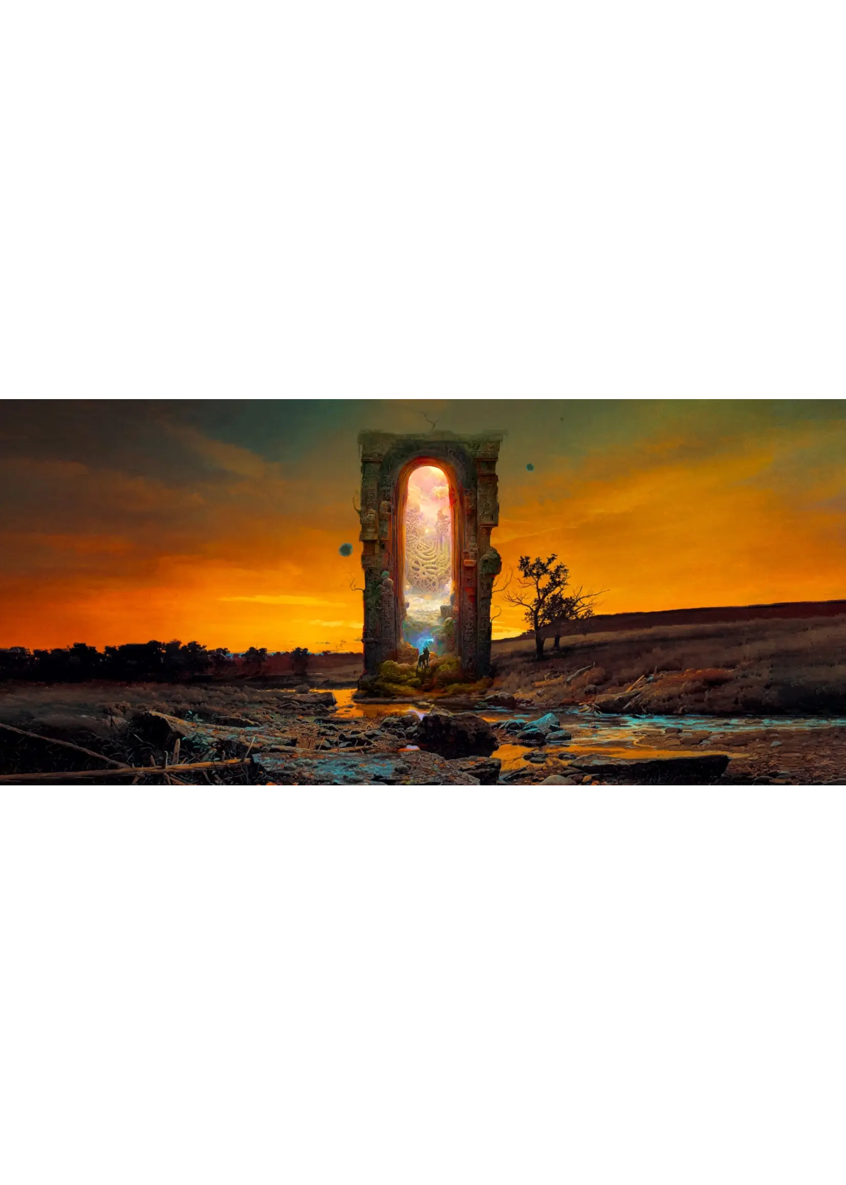 Kraken Artline Kraken Wargames Gaming Mat - Doorway Wolf