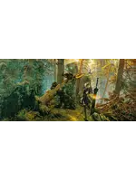 Kraken Artline Kraken Wargames Gaming Mat - Nier	 Robots in a Forrest