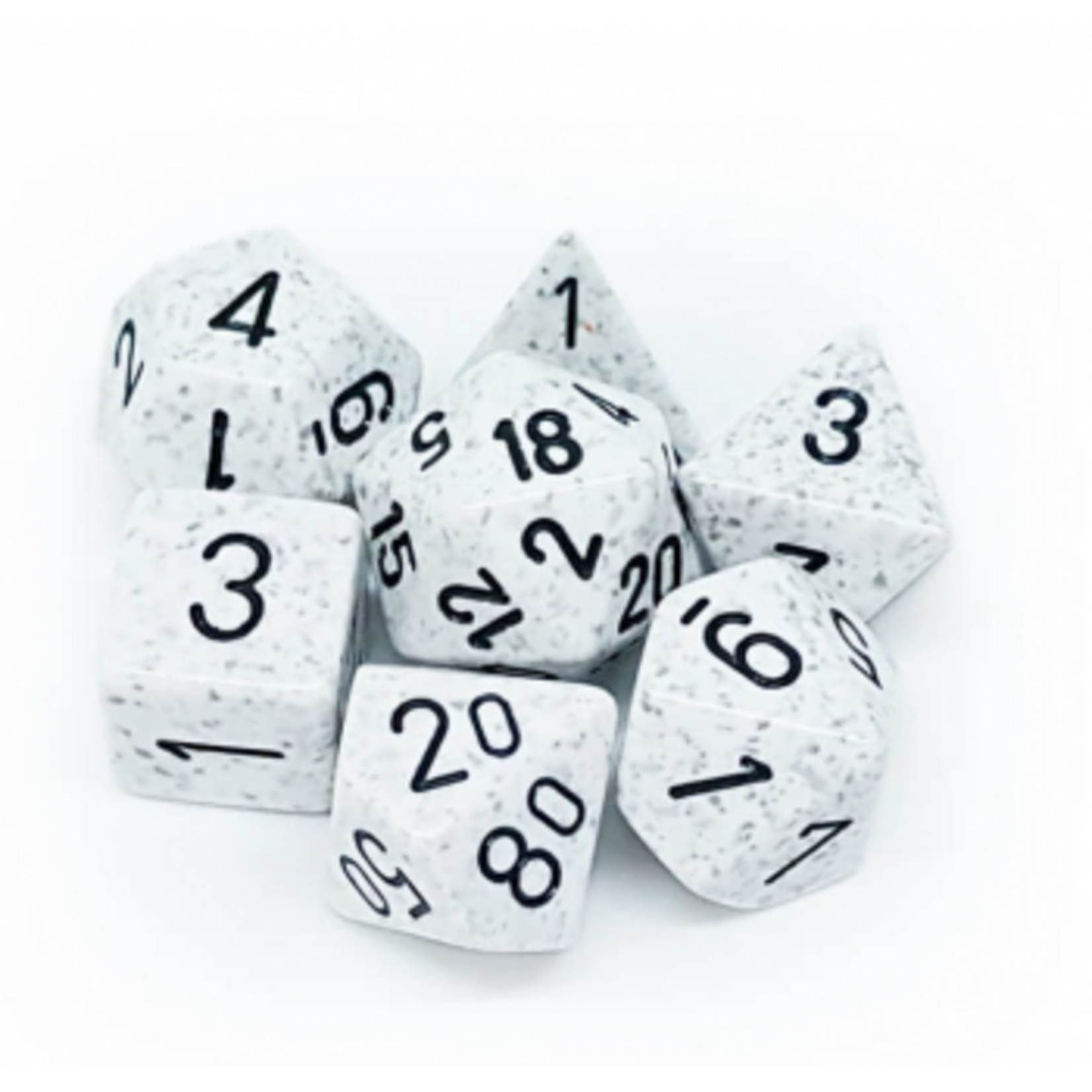 chessex Speckled Arctic Camo Polyhedral 7-Die Set