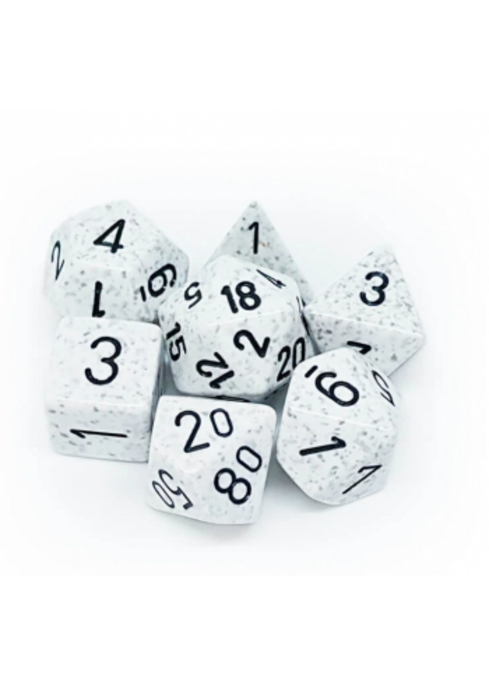 chessex Speckled Arctic Camo Polyhedral 7-Die Set