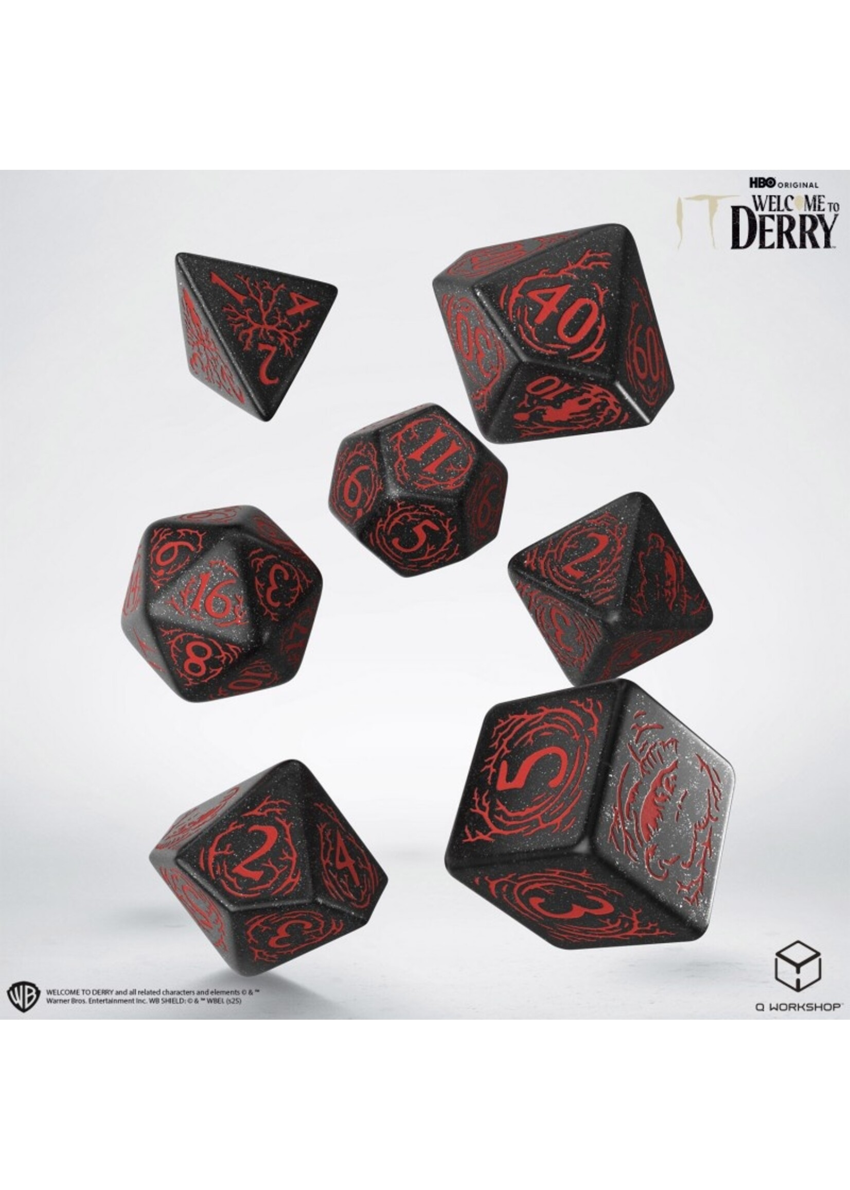 q workshop It. Welcome to Derry. Adults-only dice set