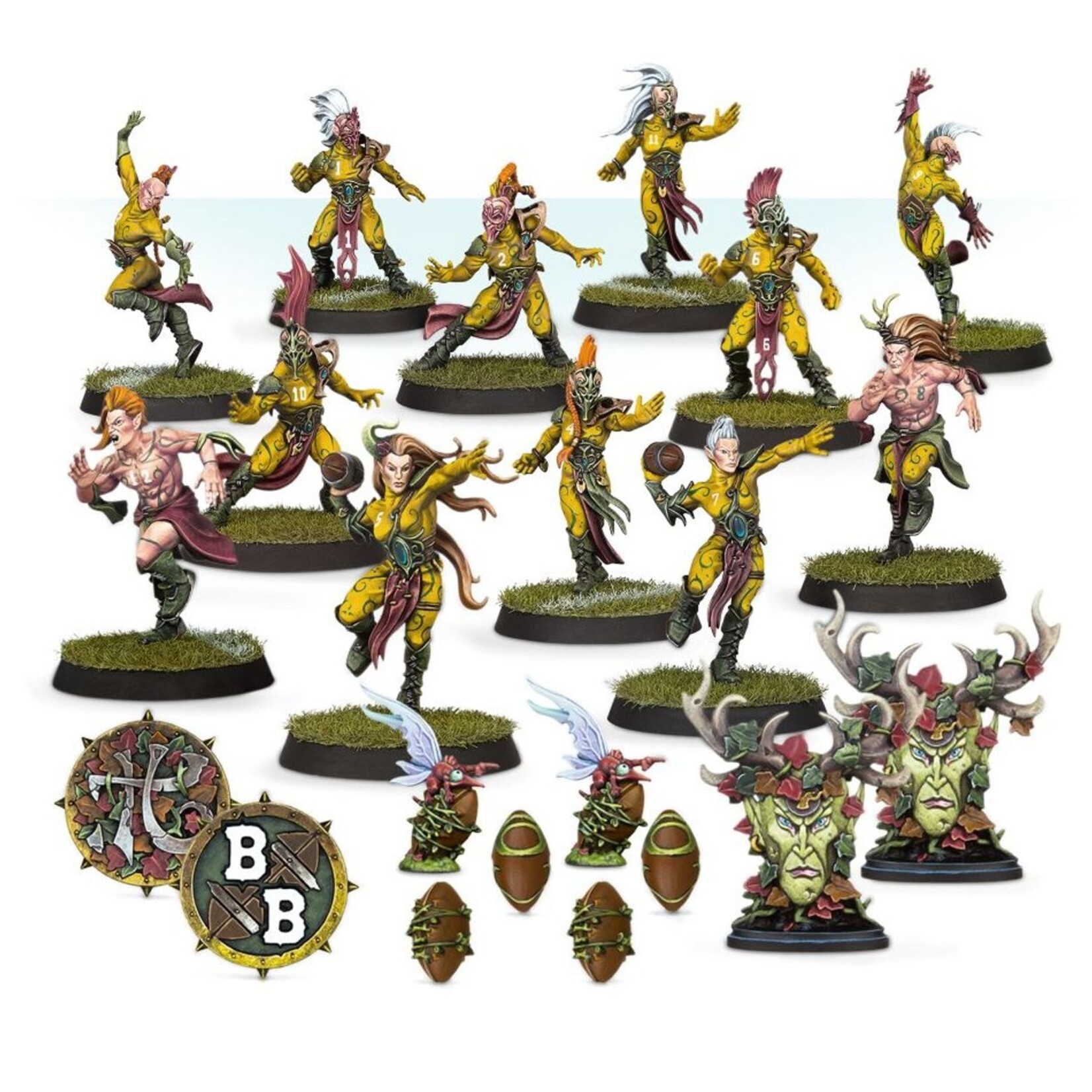 blood bowl Blood Bowl: Wood Elf Team