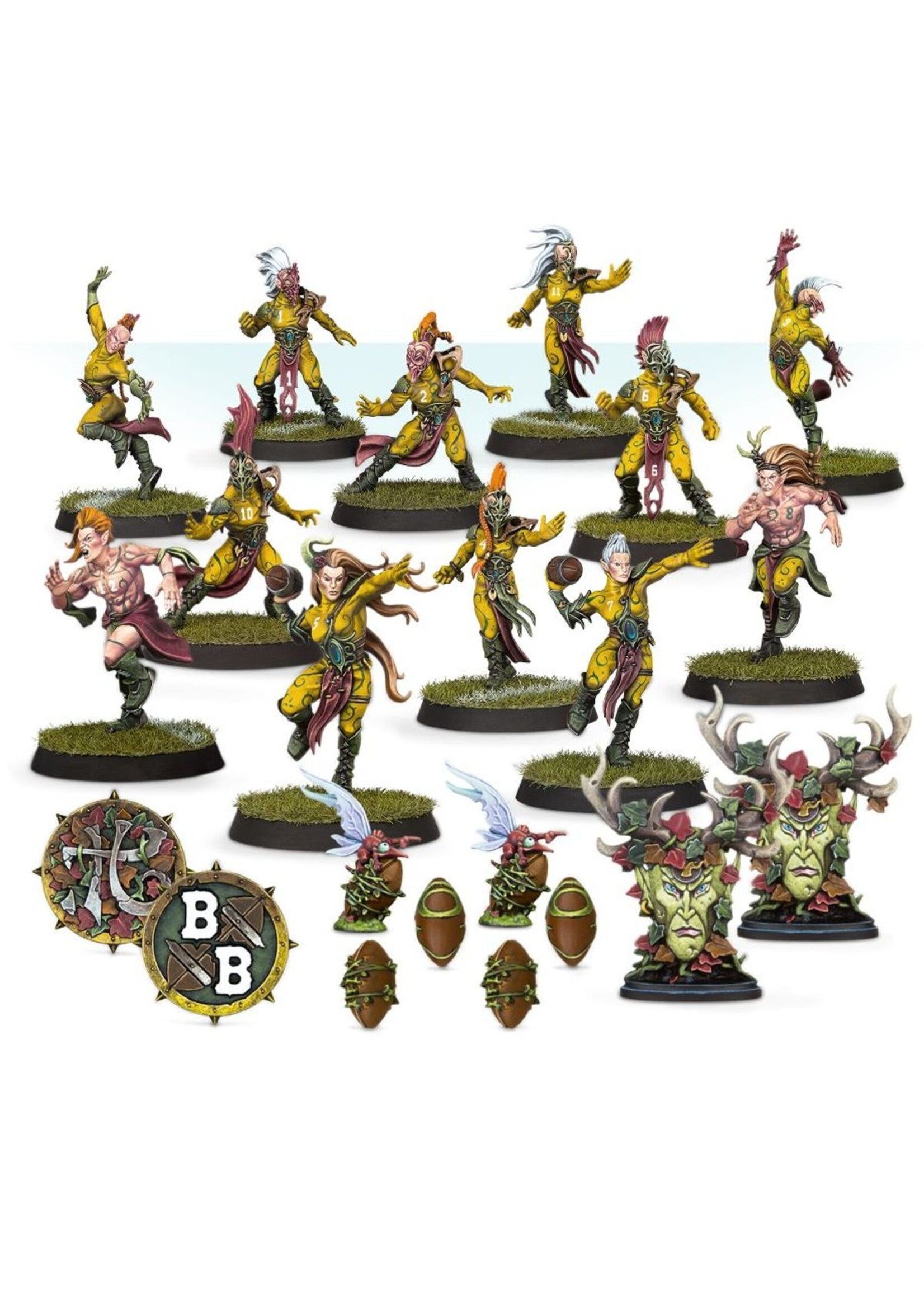 blood bowl Blood Bowl: Wood Elf Team