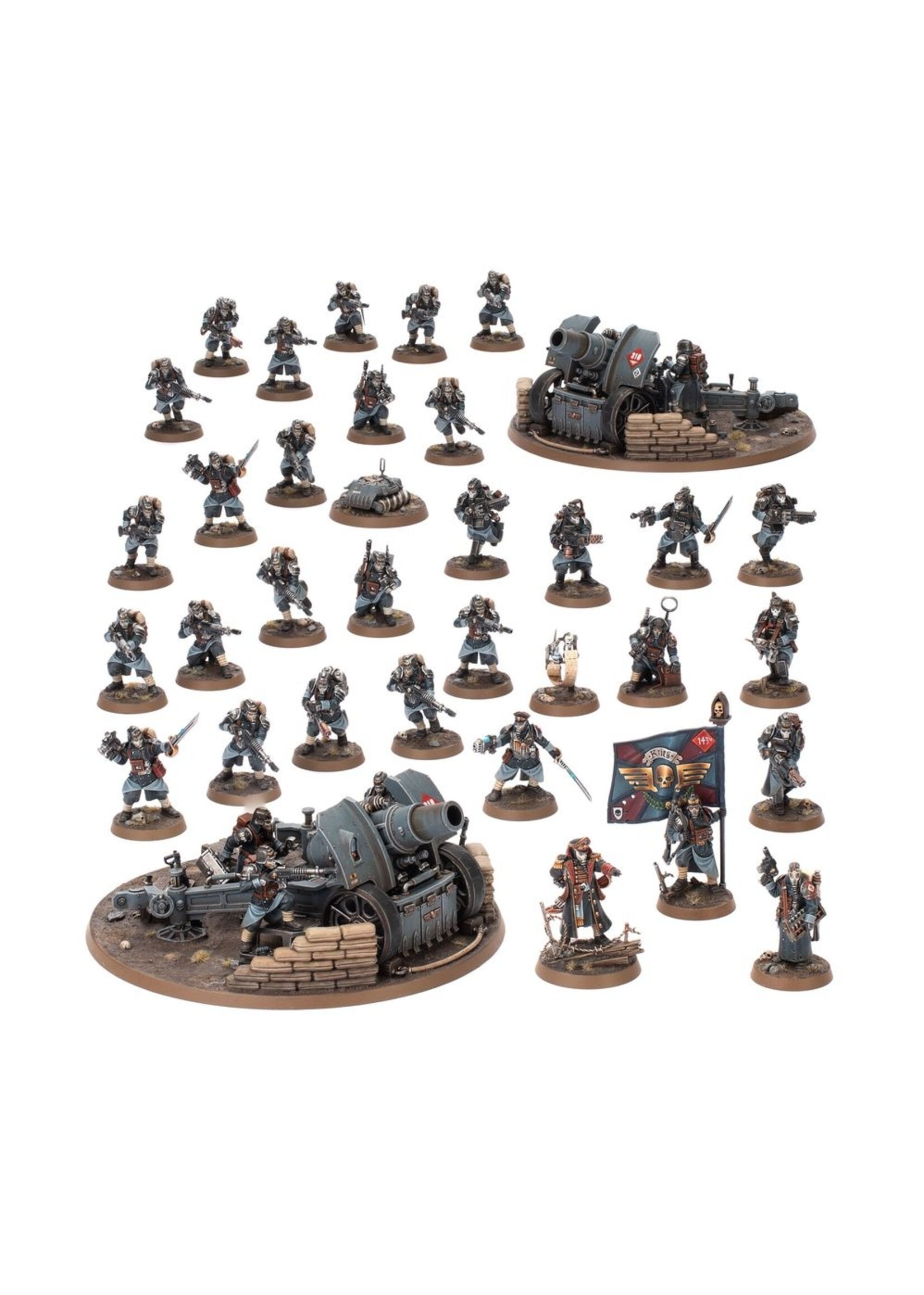 Warhammer: 40.000 (Preorder - Ships 28/11 ) - Battleforce - Astra Militarum: Krieg Siege Platoon