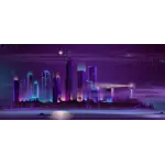 Kraken Artline Kraken Wargames Gaming Mat - Coastal Night