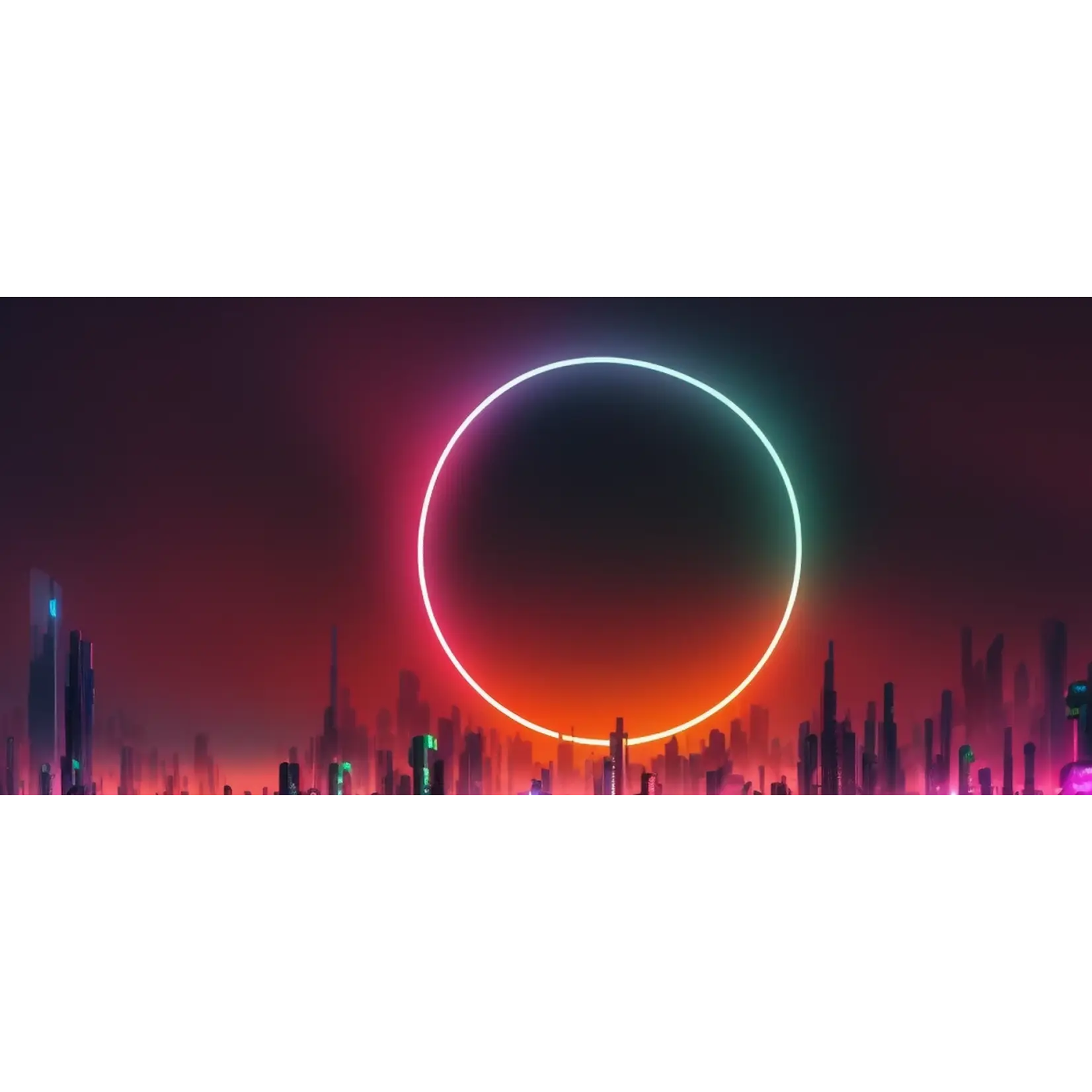 Kraken Artline Kraken Wargames Gaming Mat - Neon Skylit