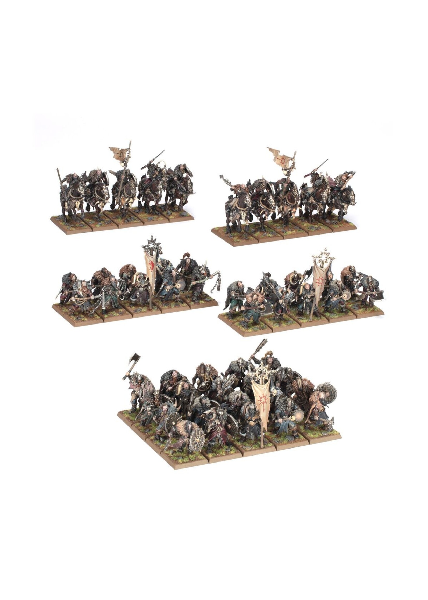 warhammer the old world (Pre Order 6/12) Chaos Marauders Army Reinforcement Set