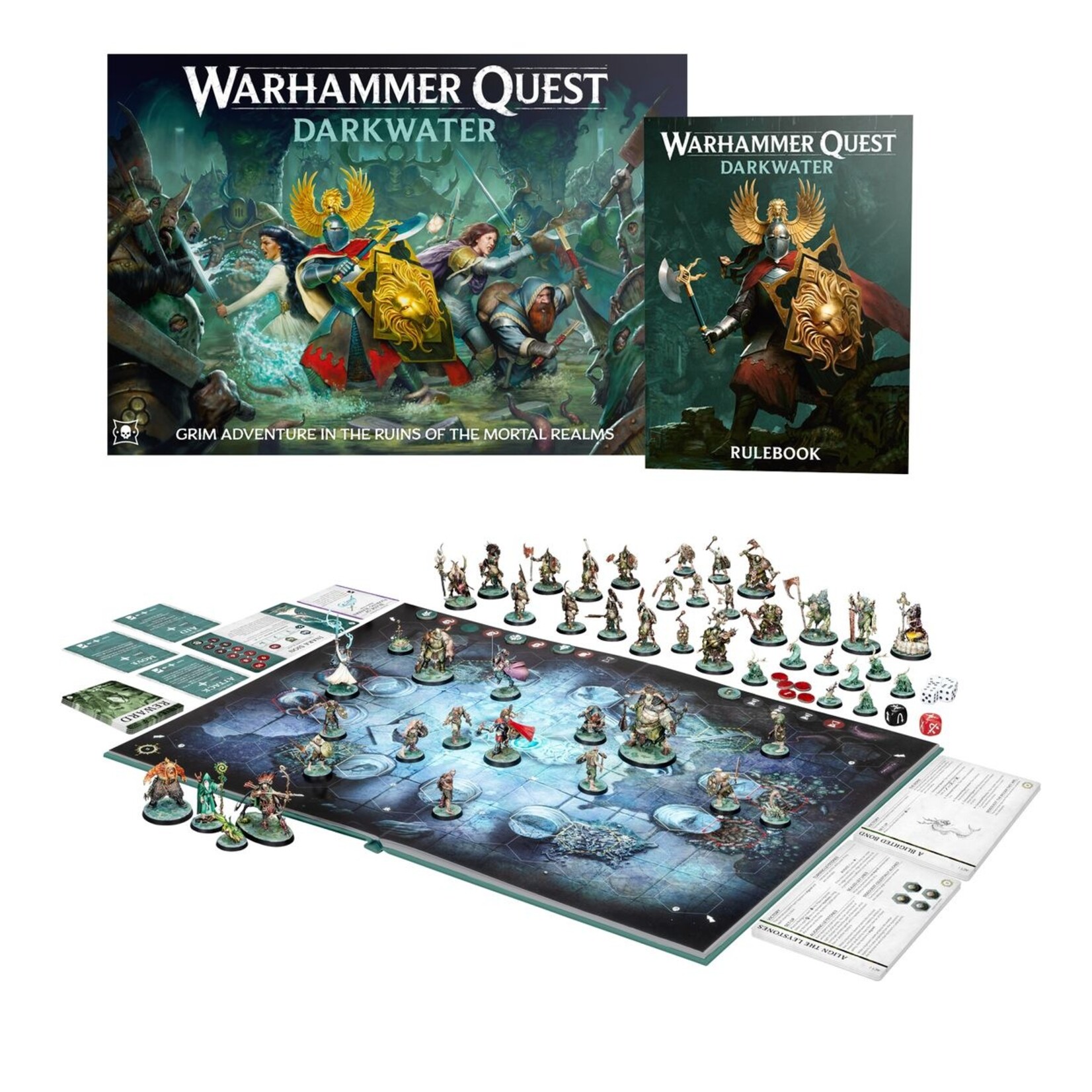 Warhammer: age of sigmar (Pre Order 13/12) Warhammer Quest: Darkwater (English)