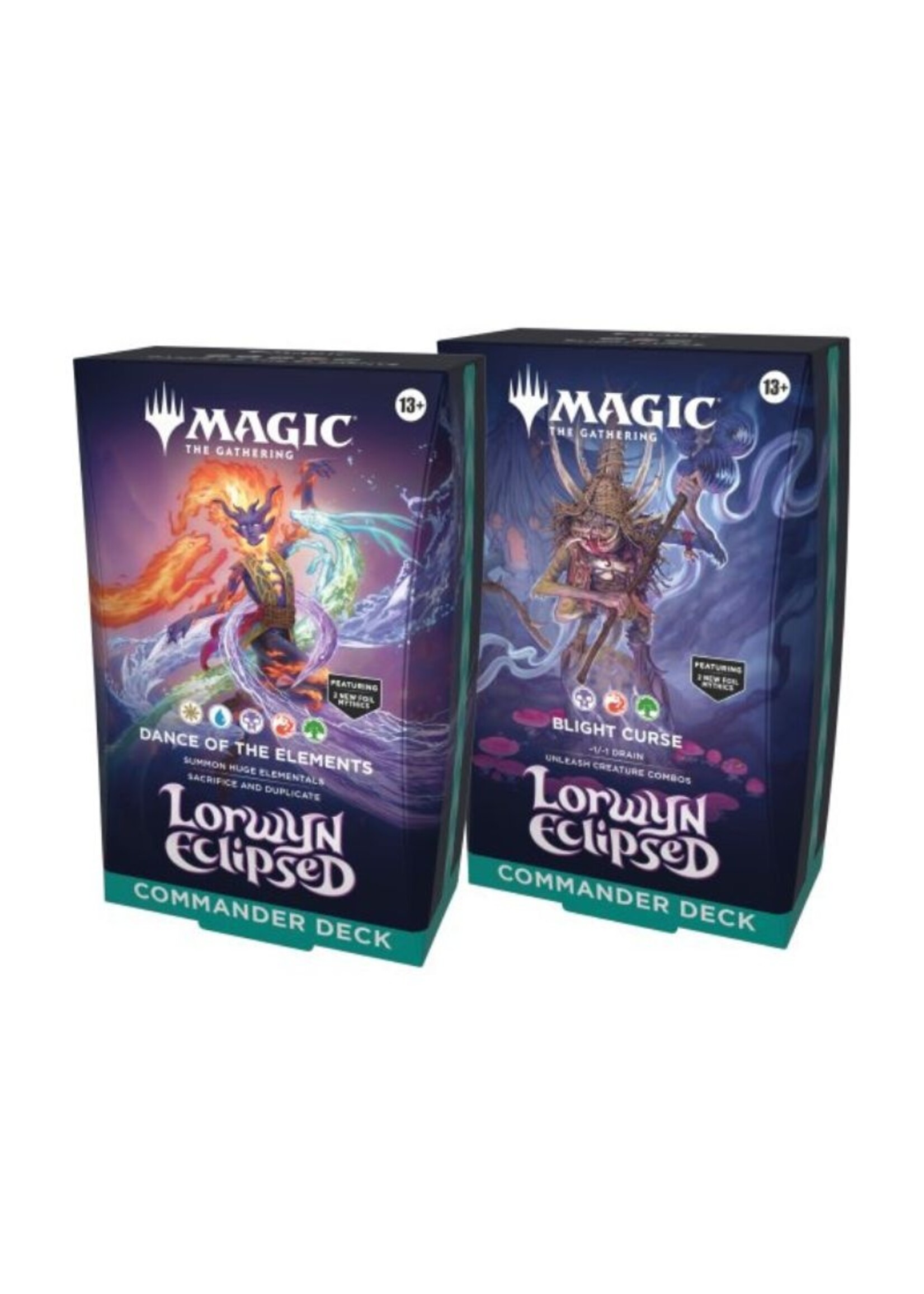 Magic the gathering ( preorder - releases 23/01 ) Lorwyn Eclipsed - Commander Deck Set ( 2 decks )