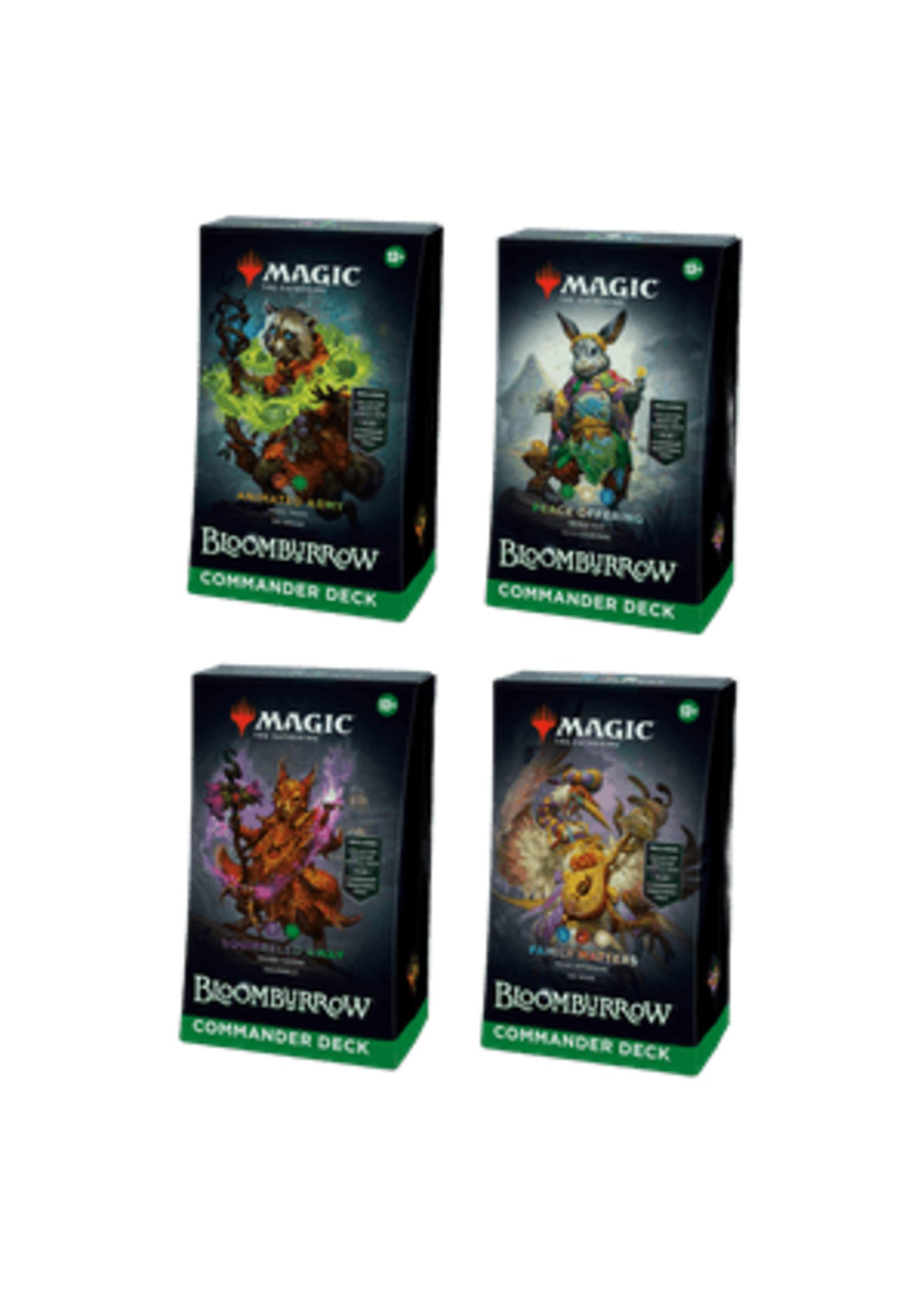 Magic the gathering Bloomburrow - Commander Deck Set ( 4 decks )