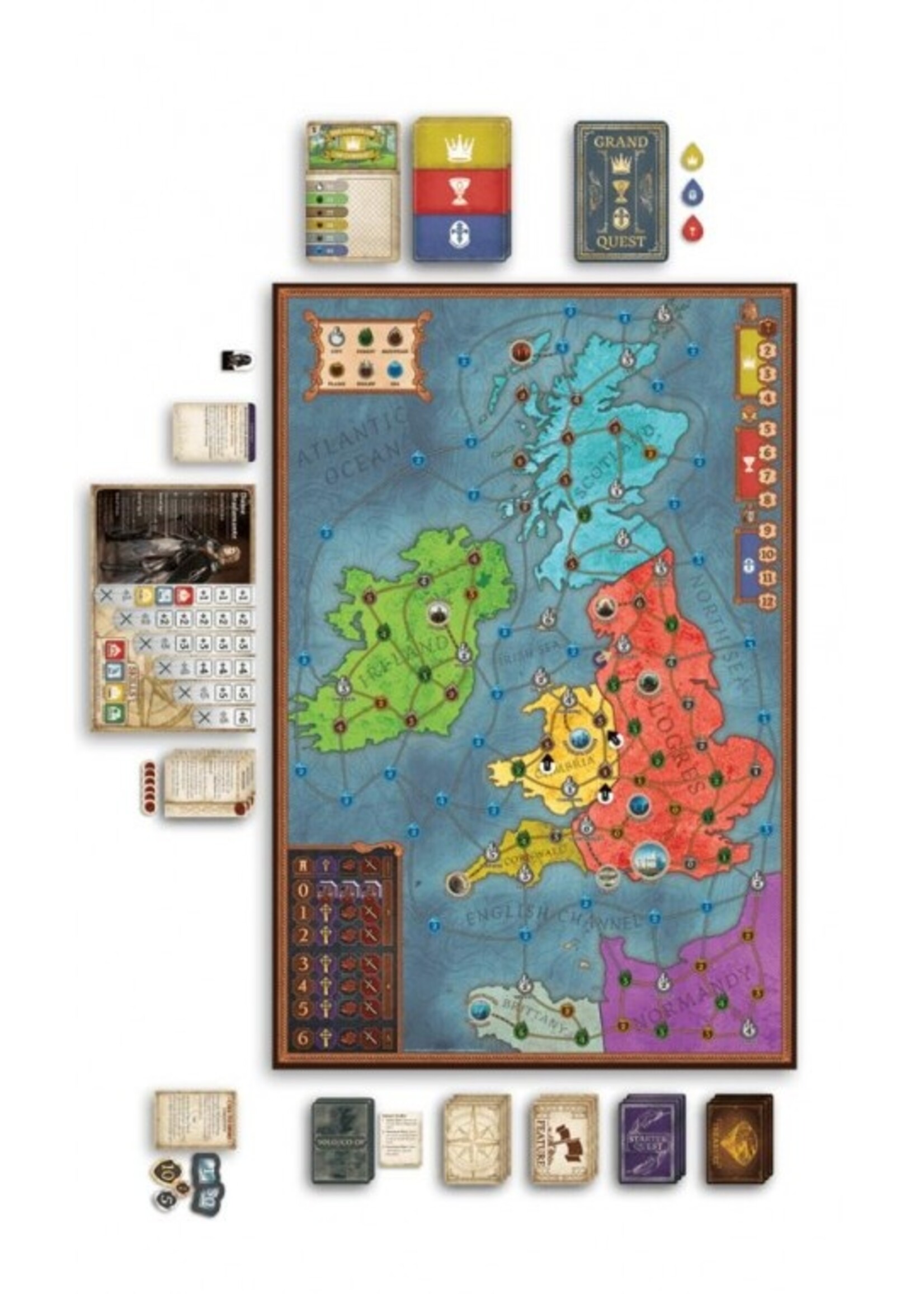 WizKids Tales of the Arthurian Knights Strategy Game *English Version*