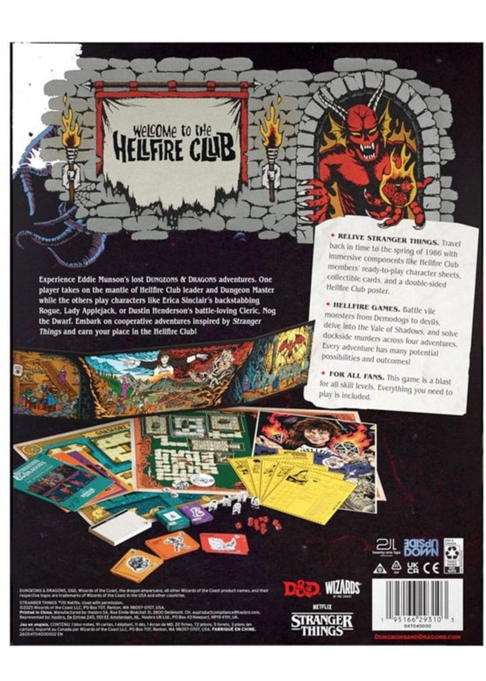 Dungeons & Dragons D&D Stranger Things Welcome to the Hellfire Club - EN