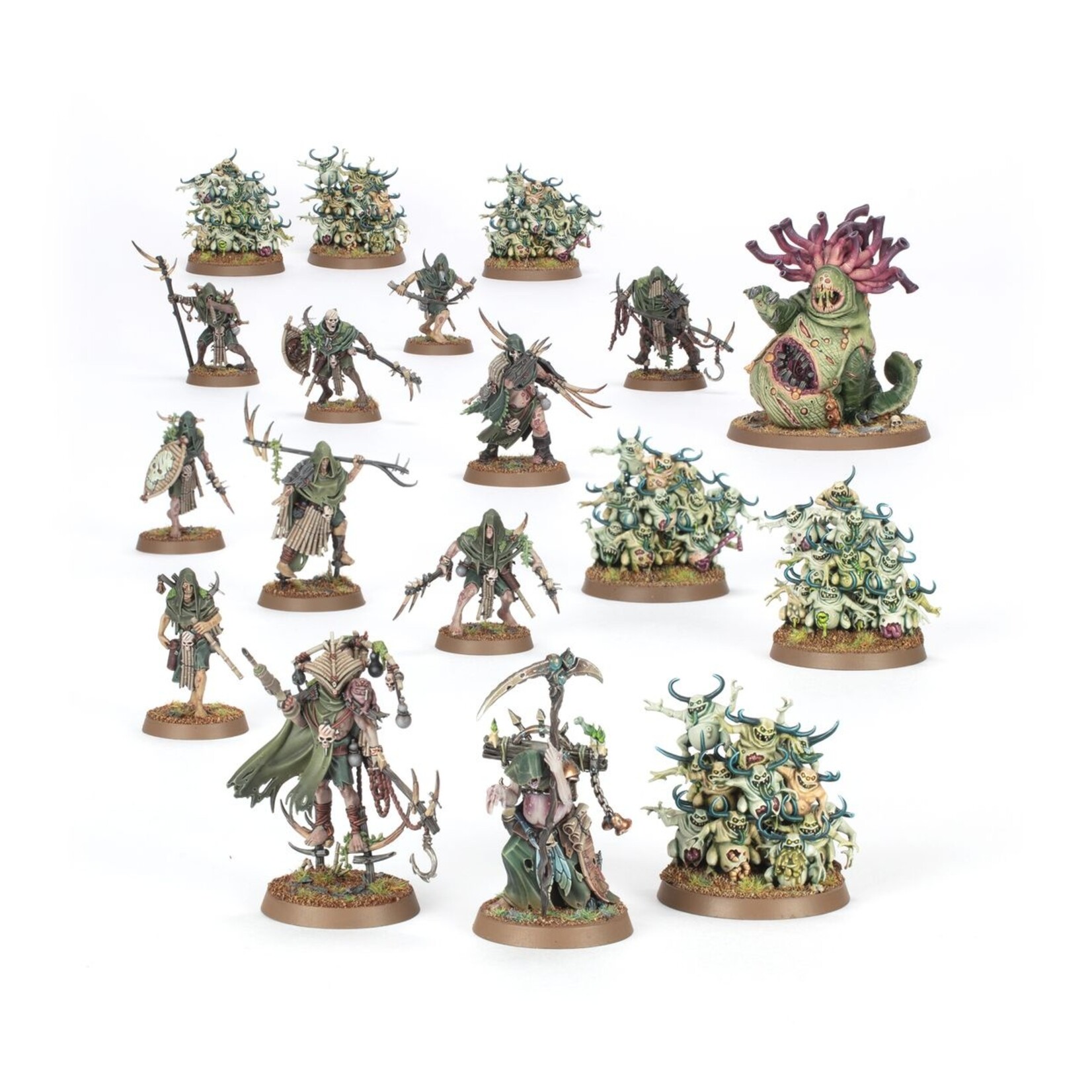 Warhammer: age of sigmar Spearhead: Maggotkin/Nurgle:Bubonic Cell