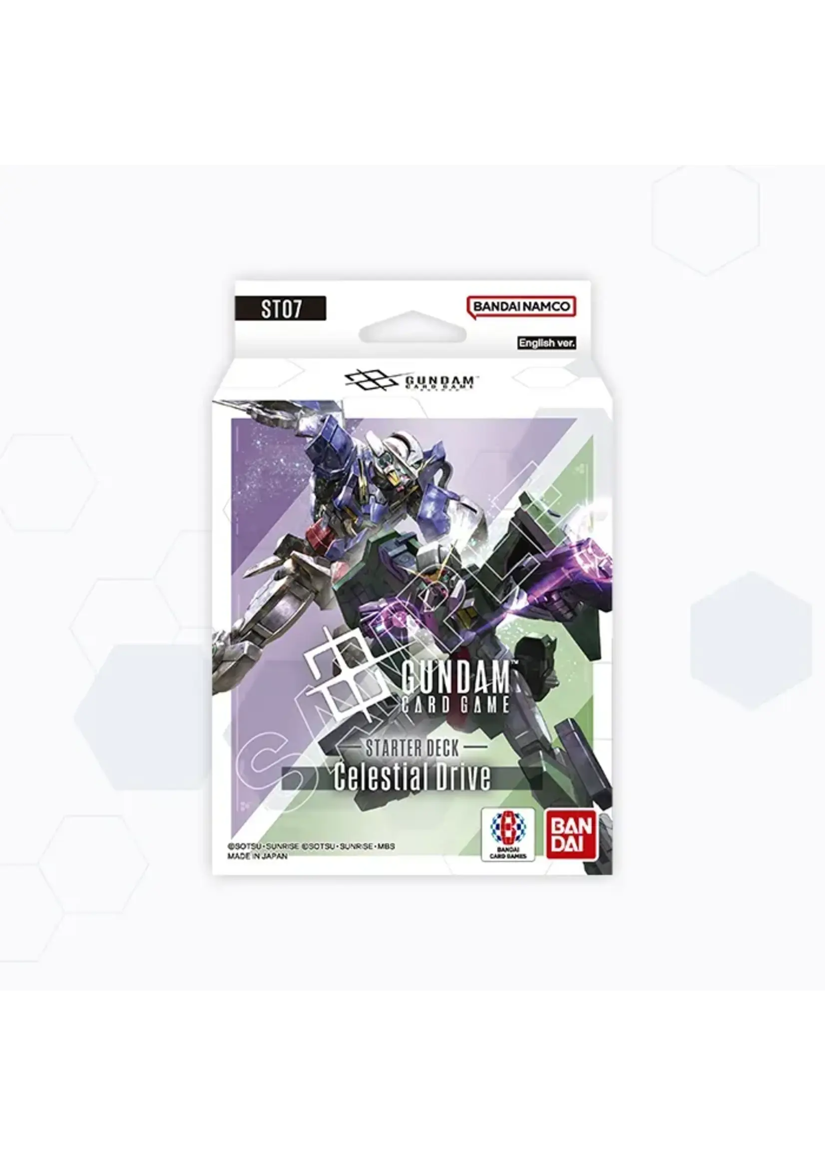 Gundam Card Game Gundam Card Game Starter Deck Celestrial Drive - ST-07