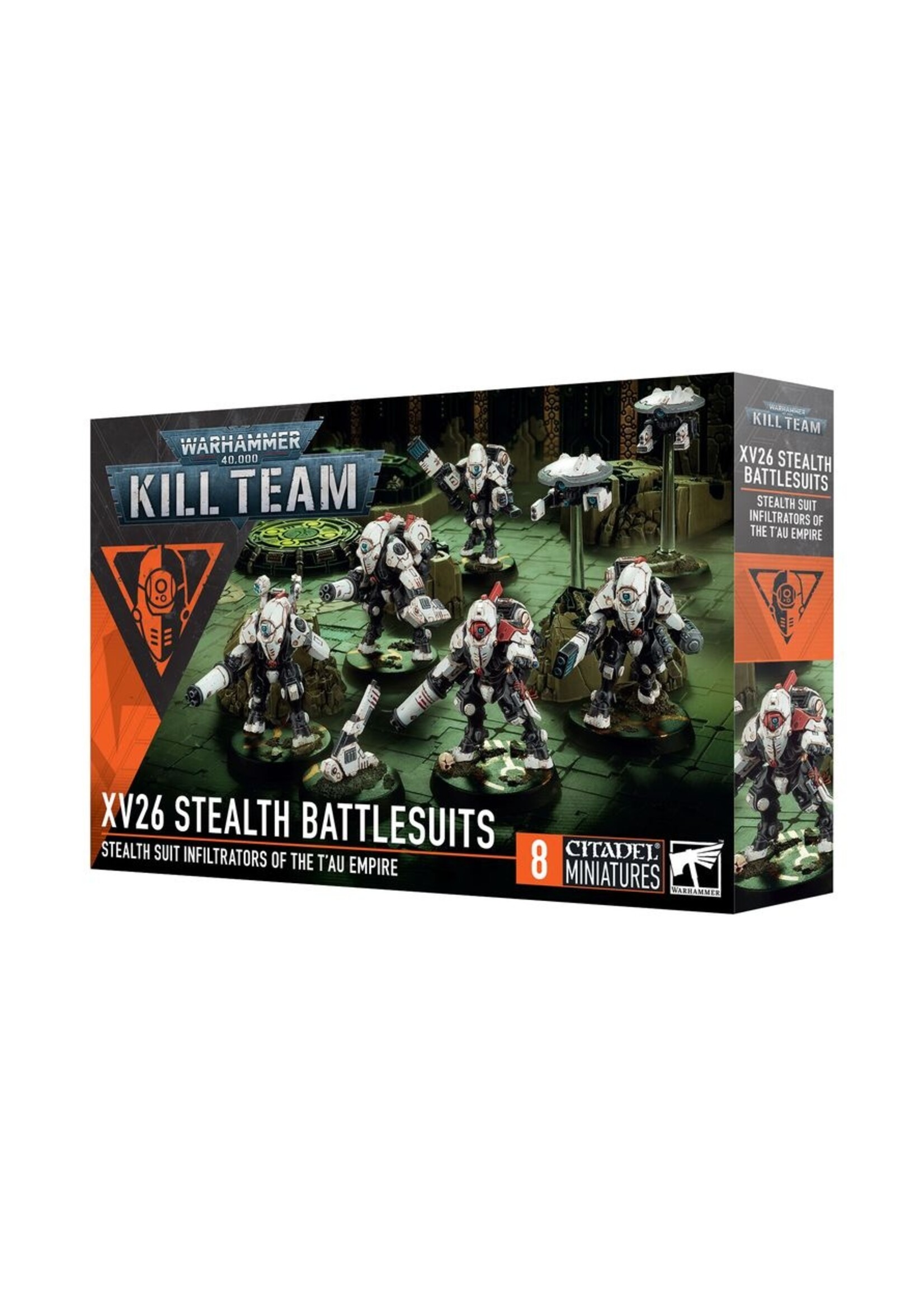 Warhammer: 40.000 (Ships 07/02) Kill Team: Xv26 Stealth Battlesuits