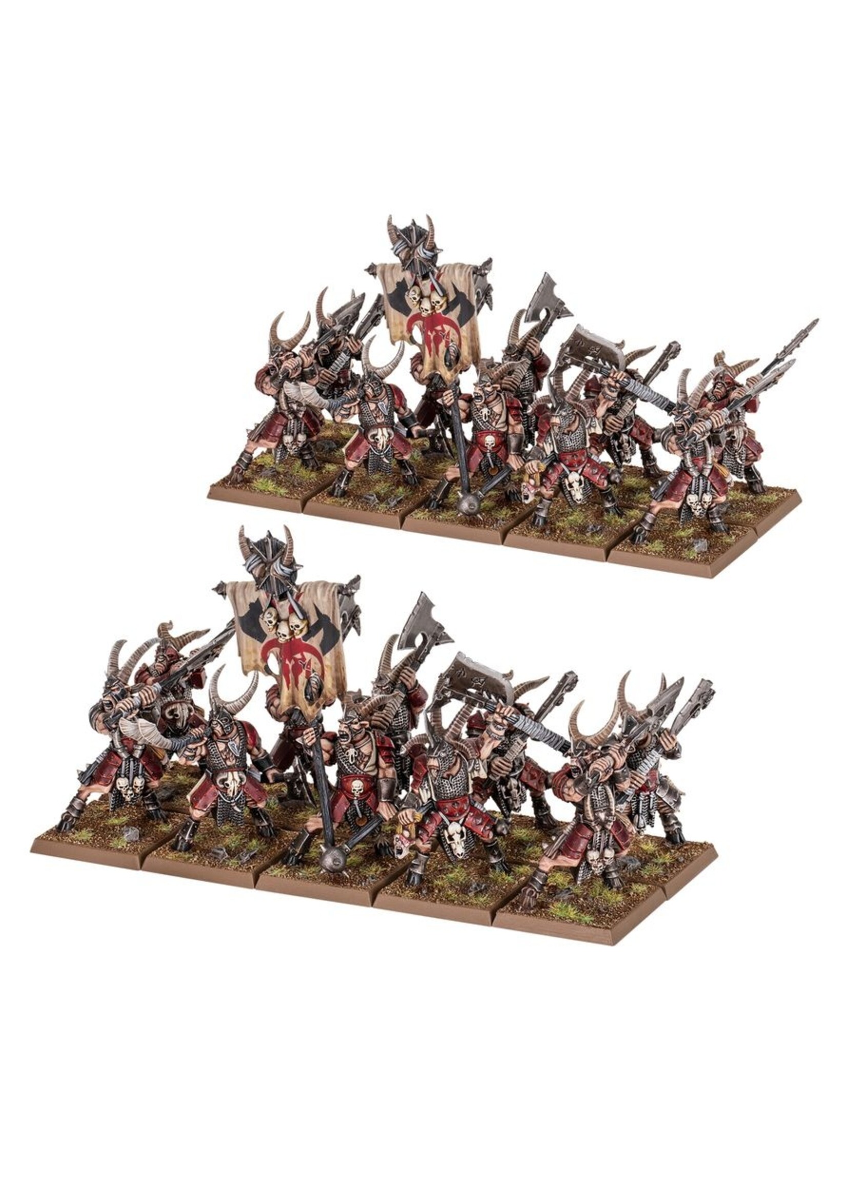 warhammer the old world Beastmen Brayherds: Bestigor Herd