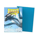 DRAGON SHIELD Dragon Shield Sleeves - Standard size - Matte Dual - Sky Blue & Silver (100 Sleeves)