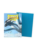 DRAGON SHIELD Dragon Shield Sleeves - Standard size - Matte Dual - Sky Blue & Silver (100 Sleeves)