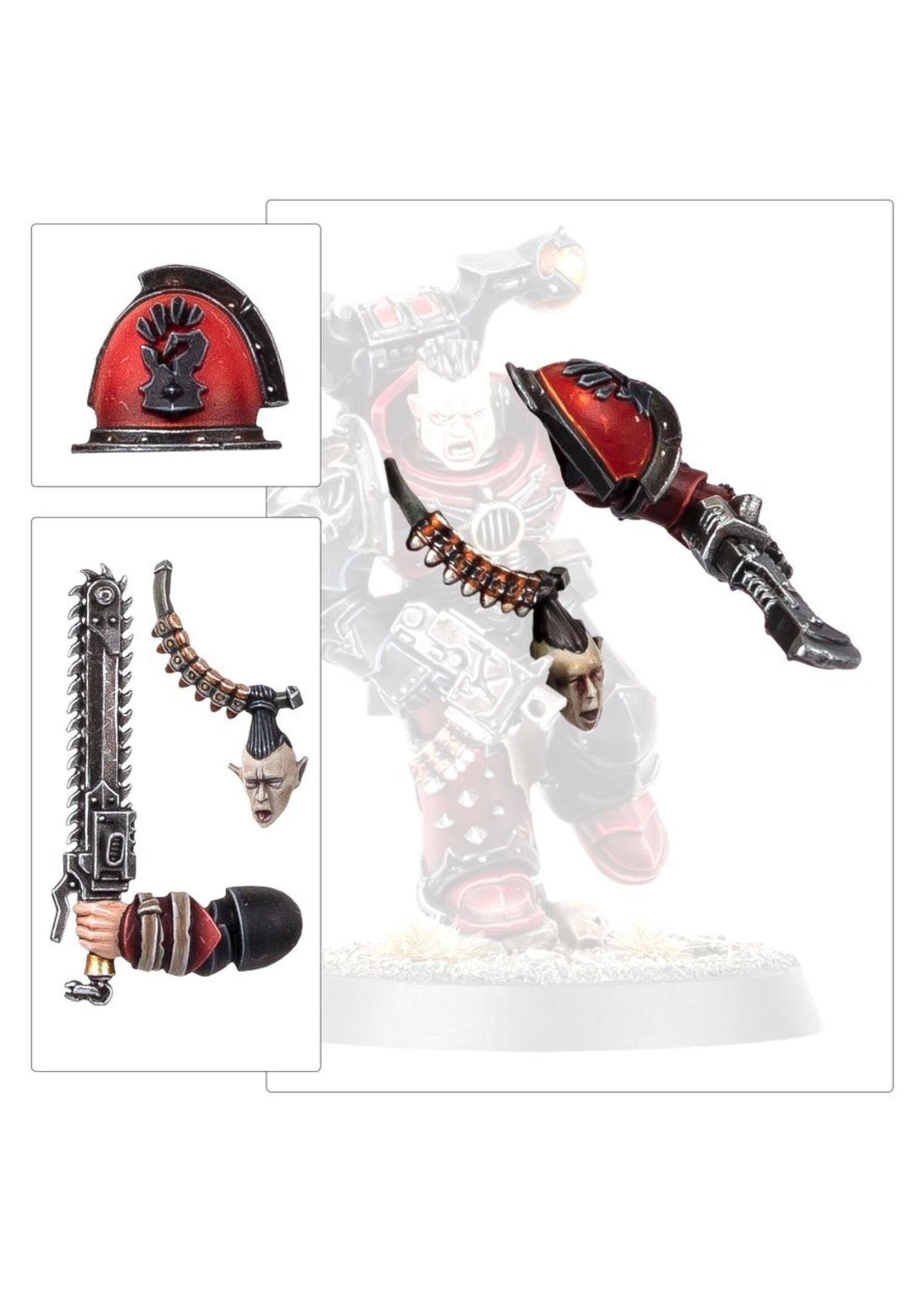 Warhammer: 40.000 (Pre-Order 21/03) Chaos space marines: Red Corsairs Upgrades & Transfers