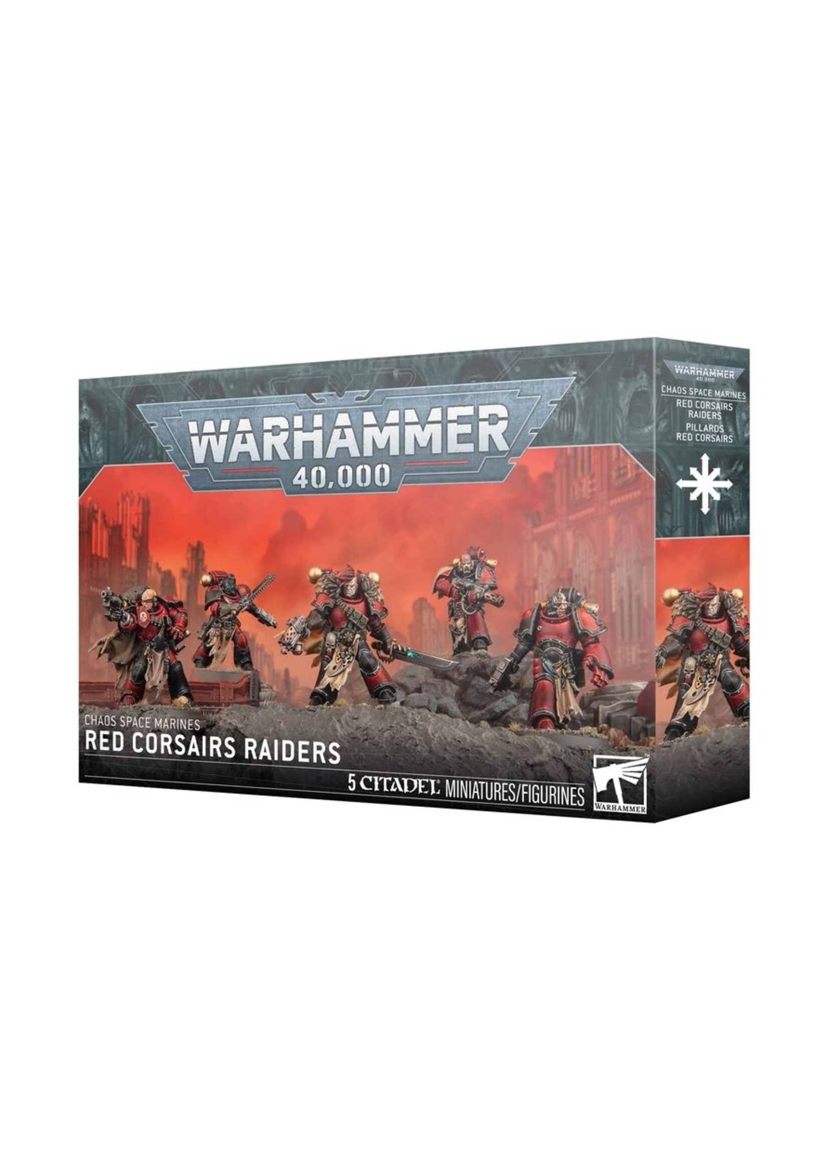 Warhammer: 40.000 Chaos Space Marines:Red Corsairs Raiders