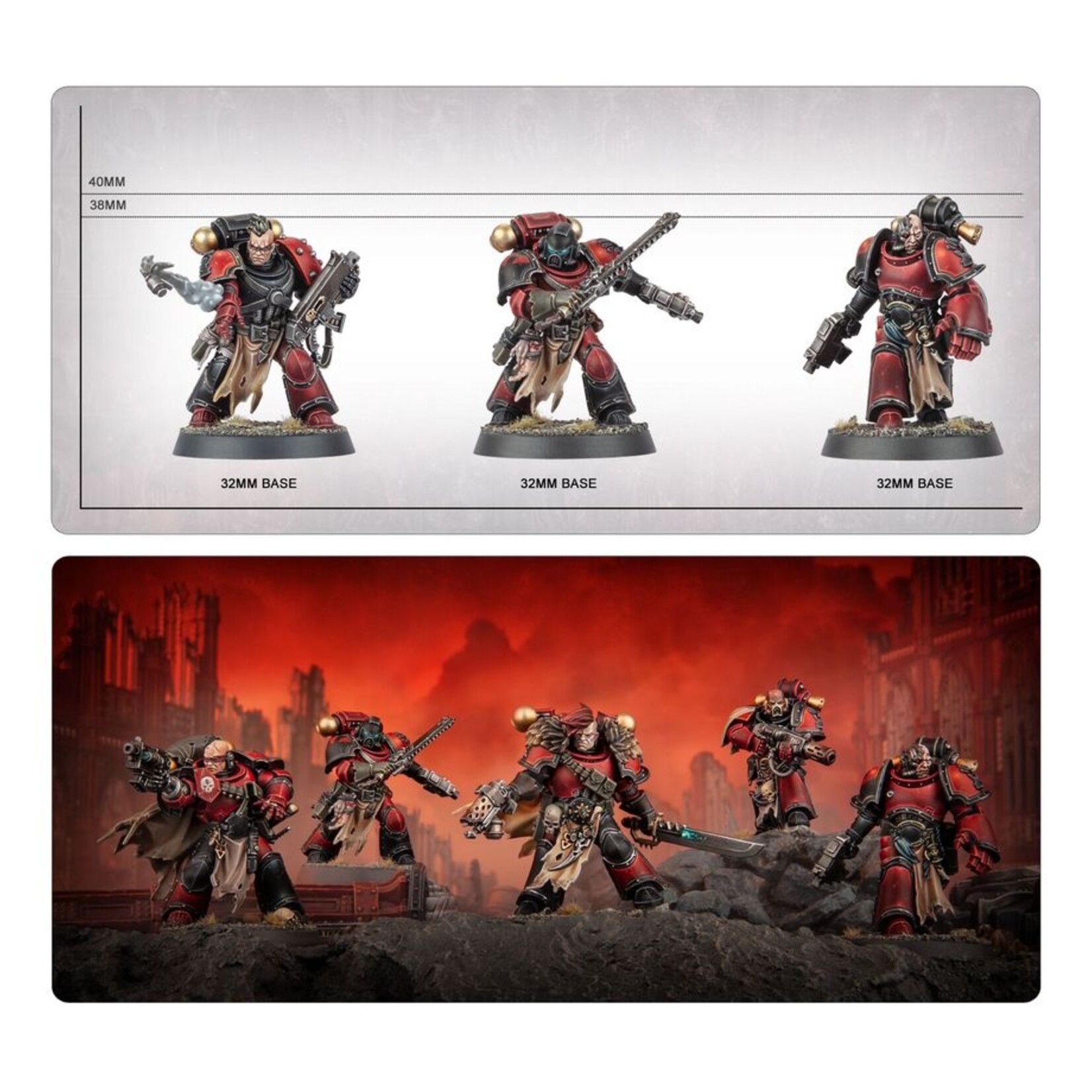 Warhammer: 40.000 Chaos Space Marines:Red Corsairs Raiders