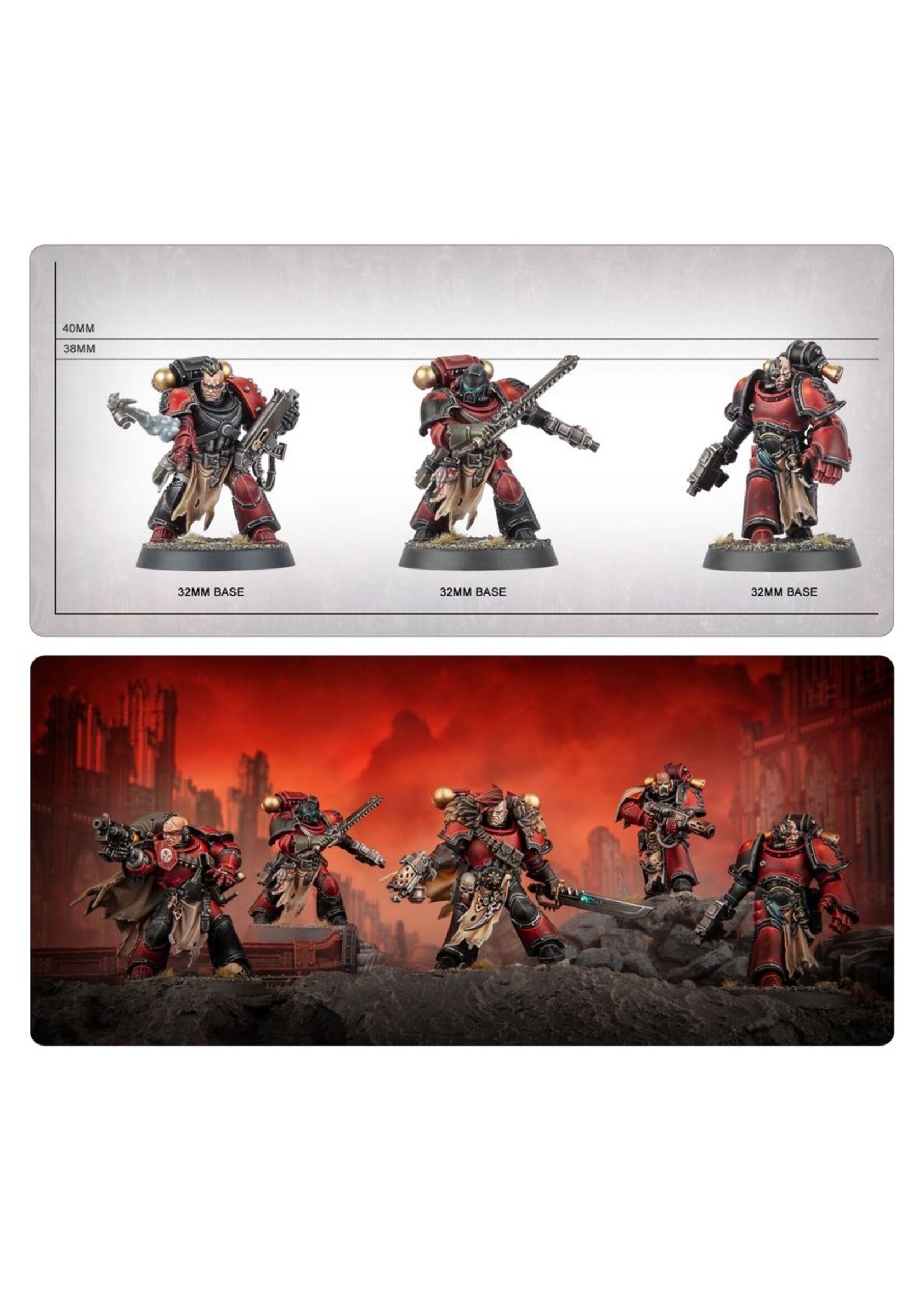 Warhammer: 40.000 Chaos Space Marines:Red Corsairs Raiders