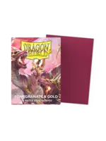 DRAGON SHIELD Dragon Shield Standard Matte Dual Sleeves Pomegranate & Gold (100 Sleeves)