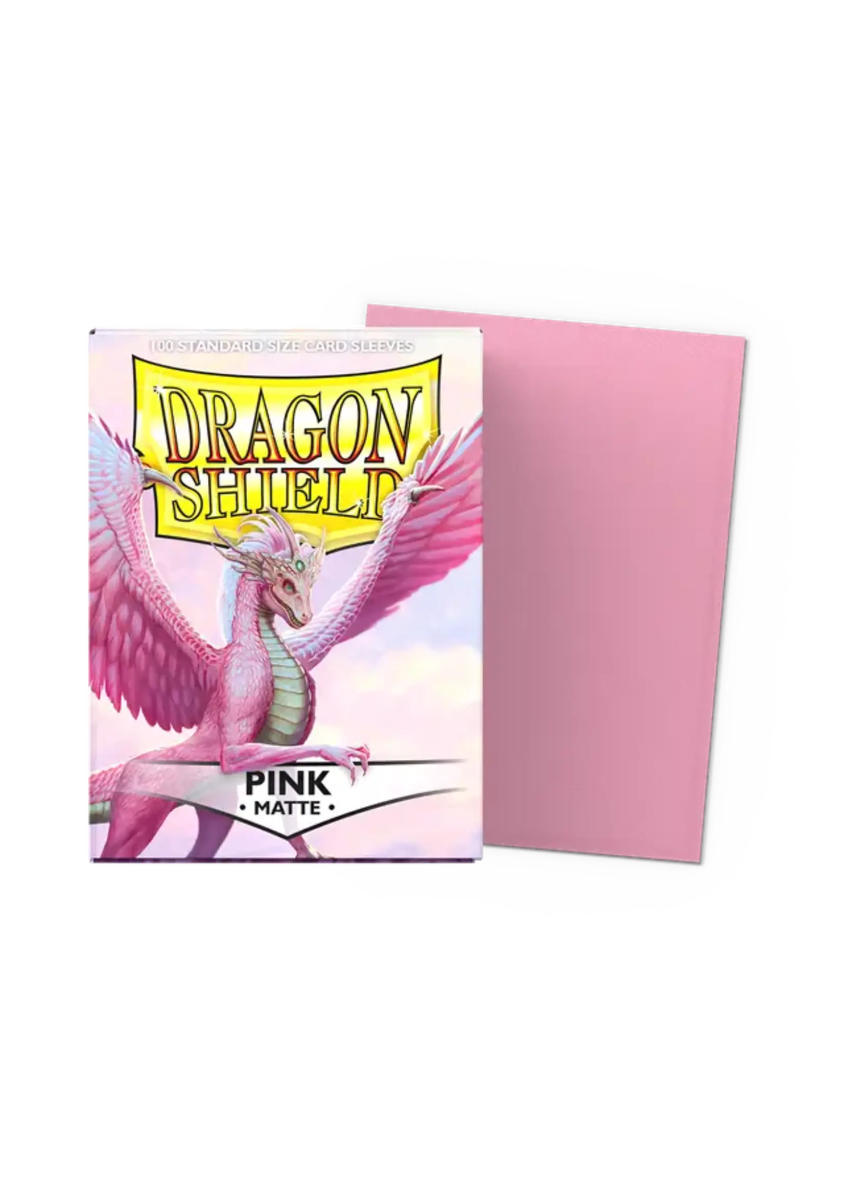 DRAGON SHIELD Dragon Shield Standard Sleeves - Matte Pink (100 Sleeves)