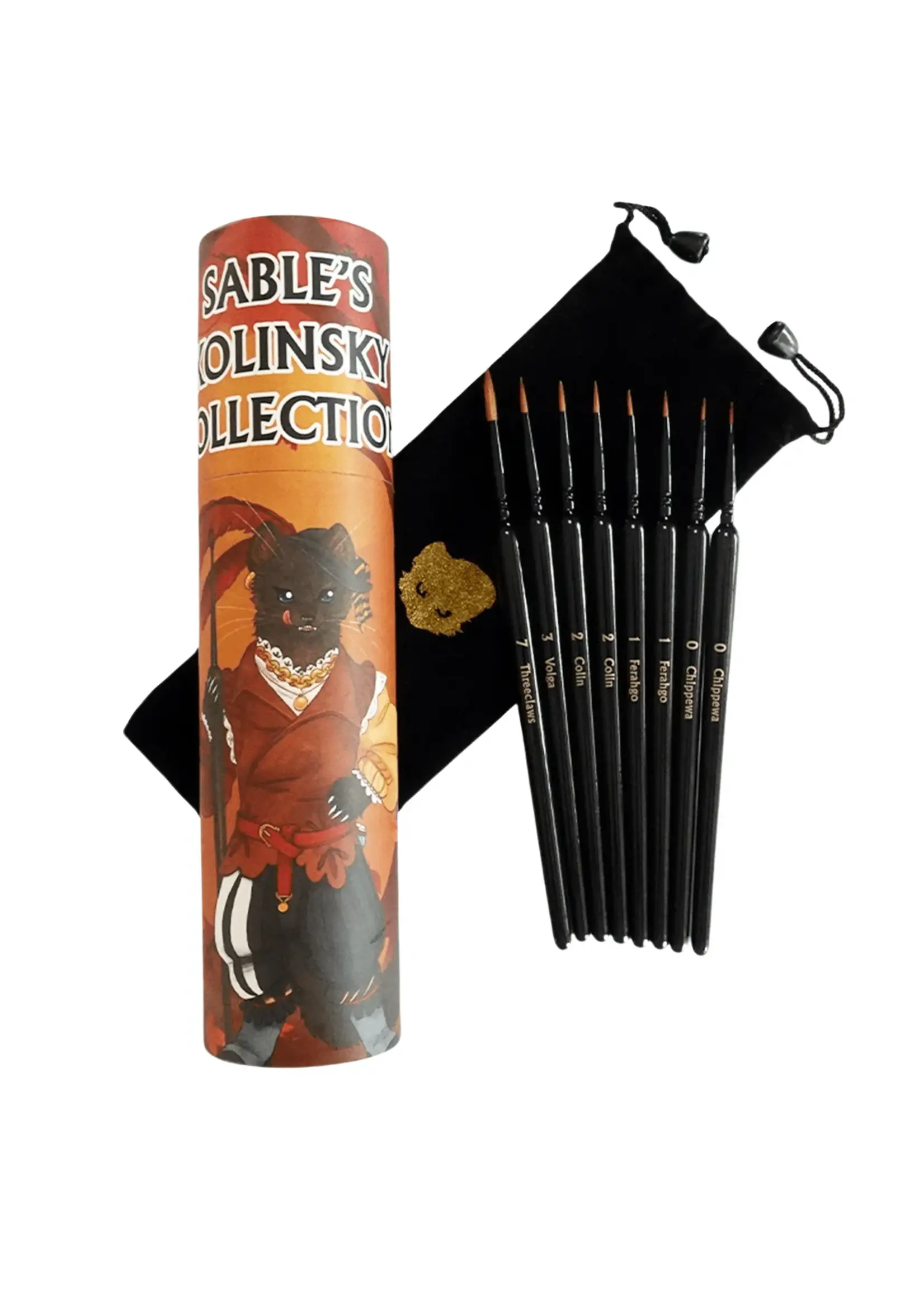 chronicllecards Chronicle RPGs - Kolinsky Sable Brush Set