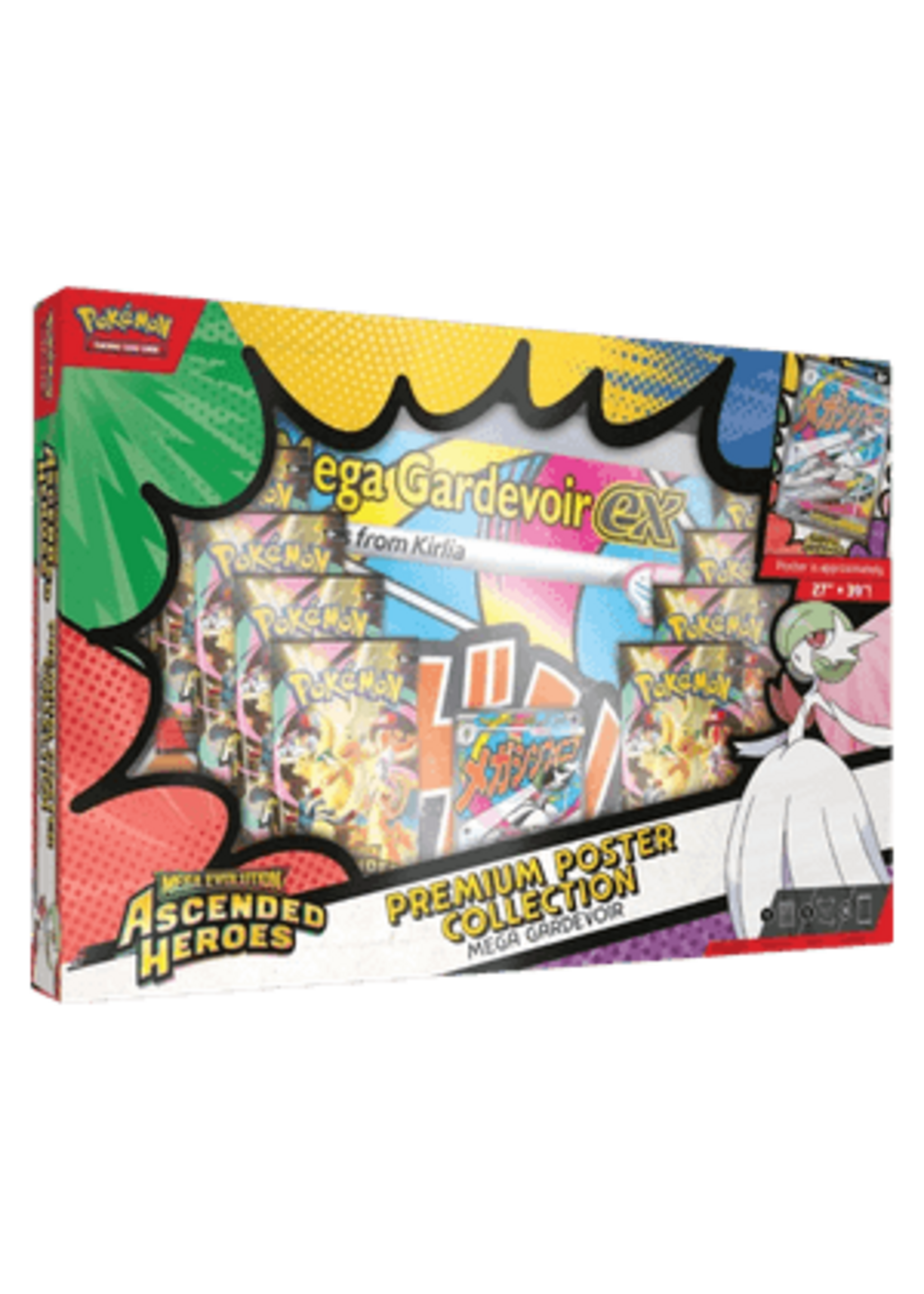Pokémon (shipped 20.03.2026) Ascended Heroes: Mega Gardevoir Premium Poster Collection