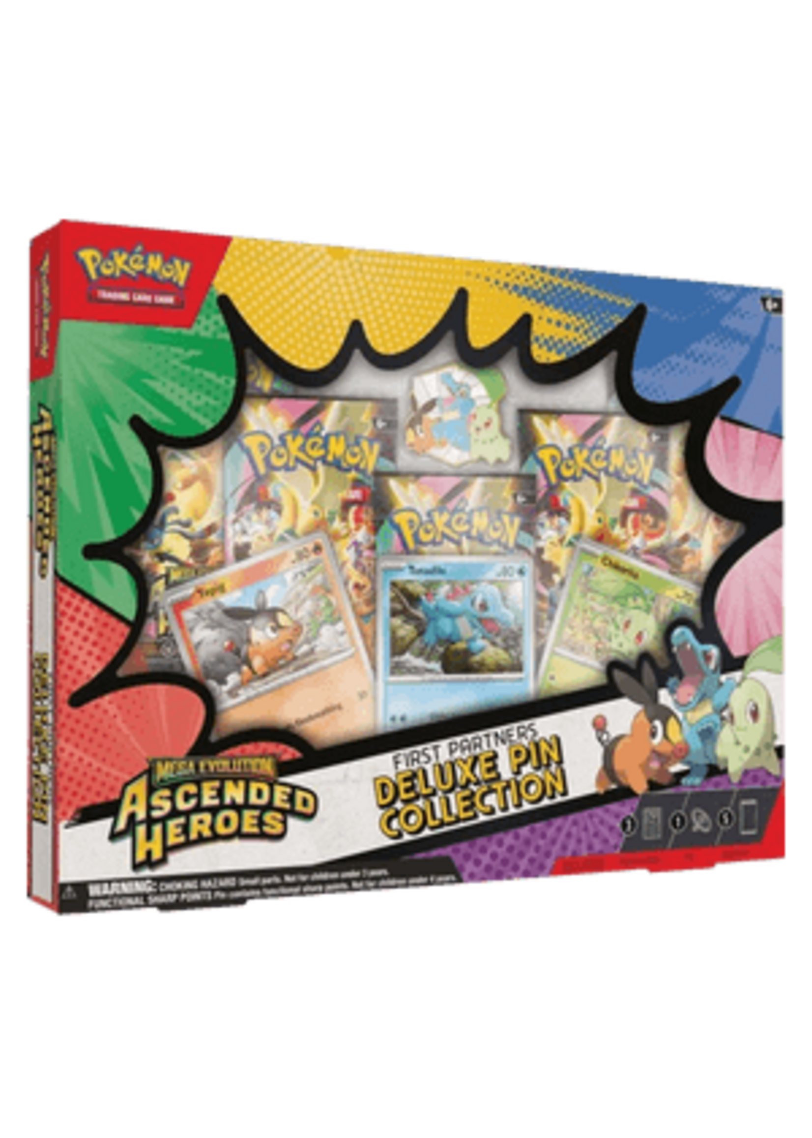 Pokémon Ascended Heroes: First Partners Deluxe Pin Collection