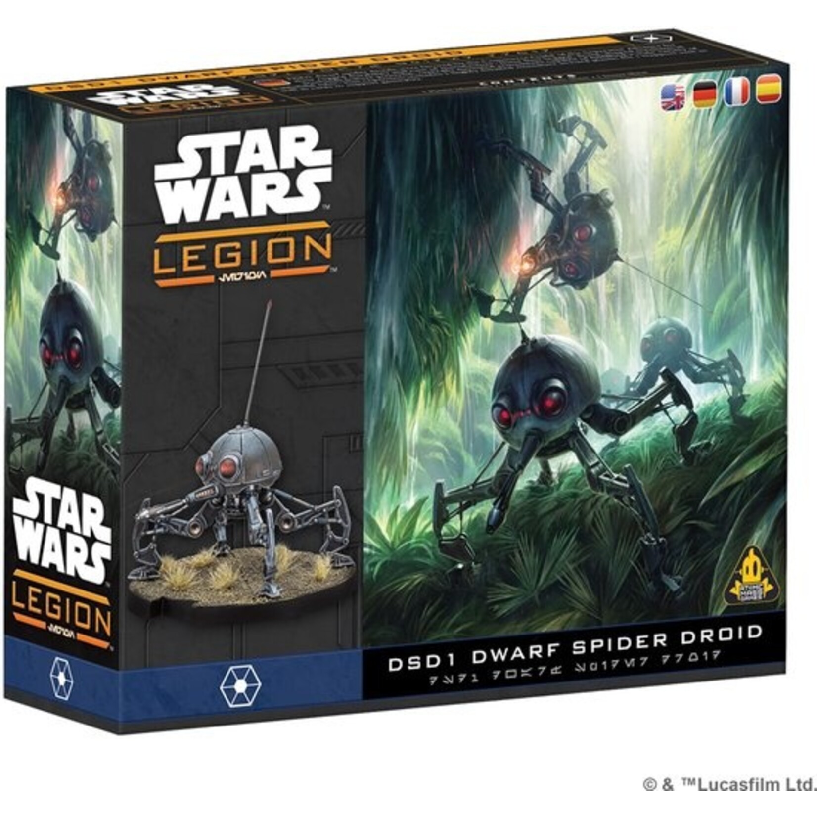 Star wars: Legion Star Wars: Legion - Dwarf Spider Droid- EN/DE/SP/FR