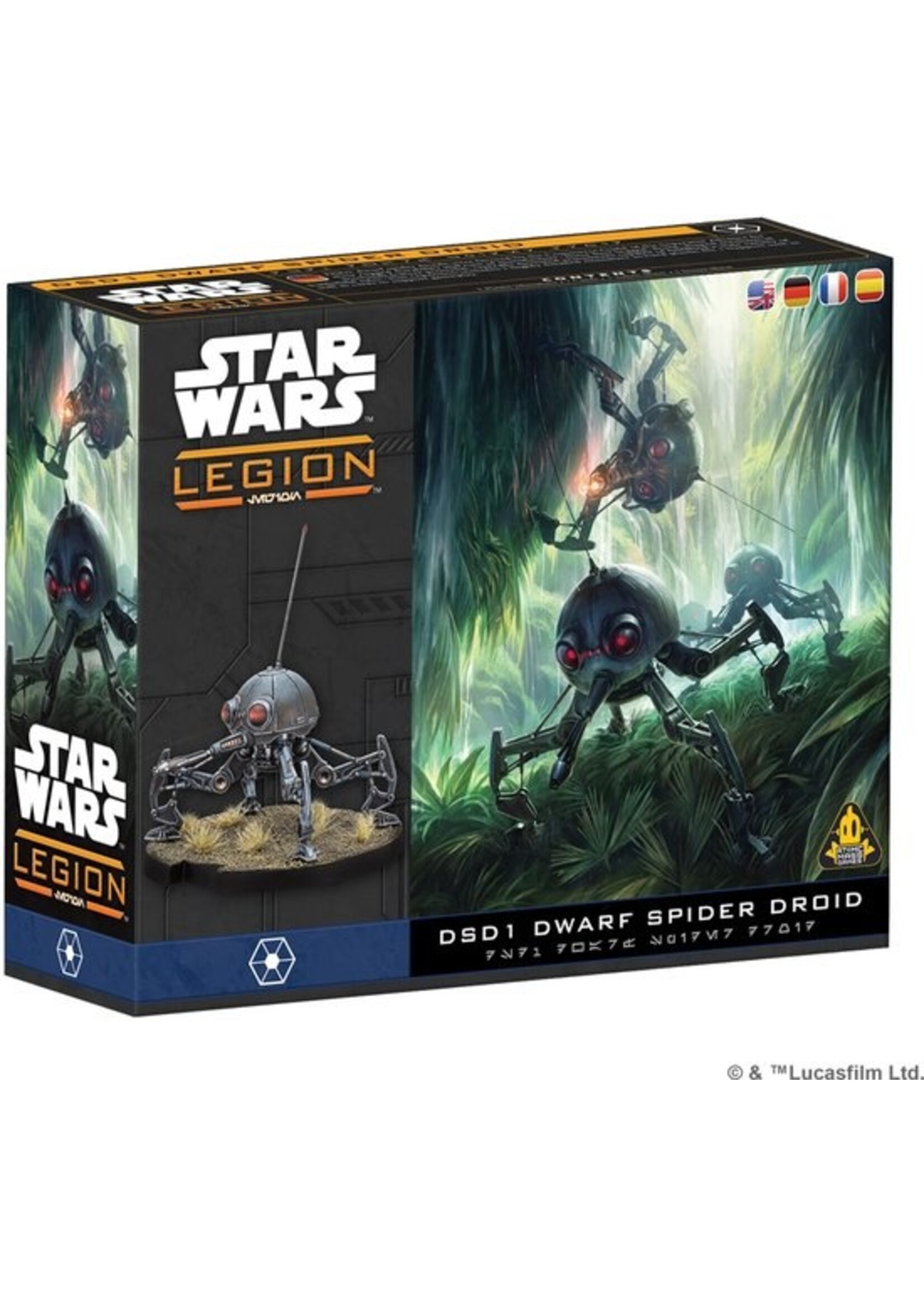 Star wars: Legion Star Wars: Legion - Dwarf Spider Droid- EN/DE/SP/FR
