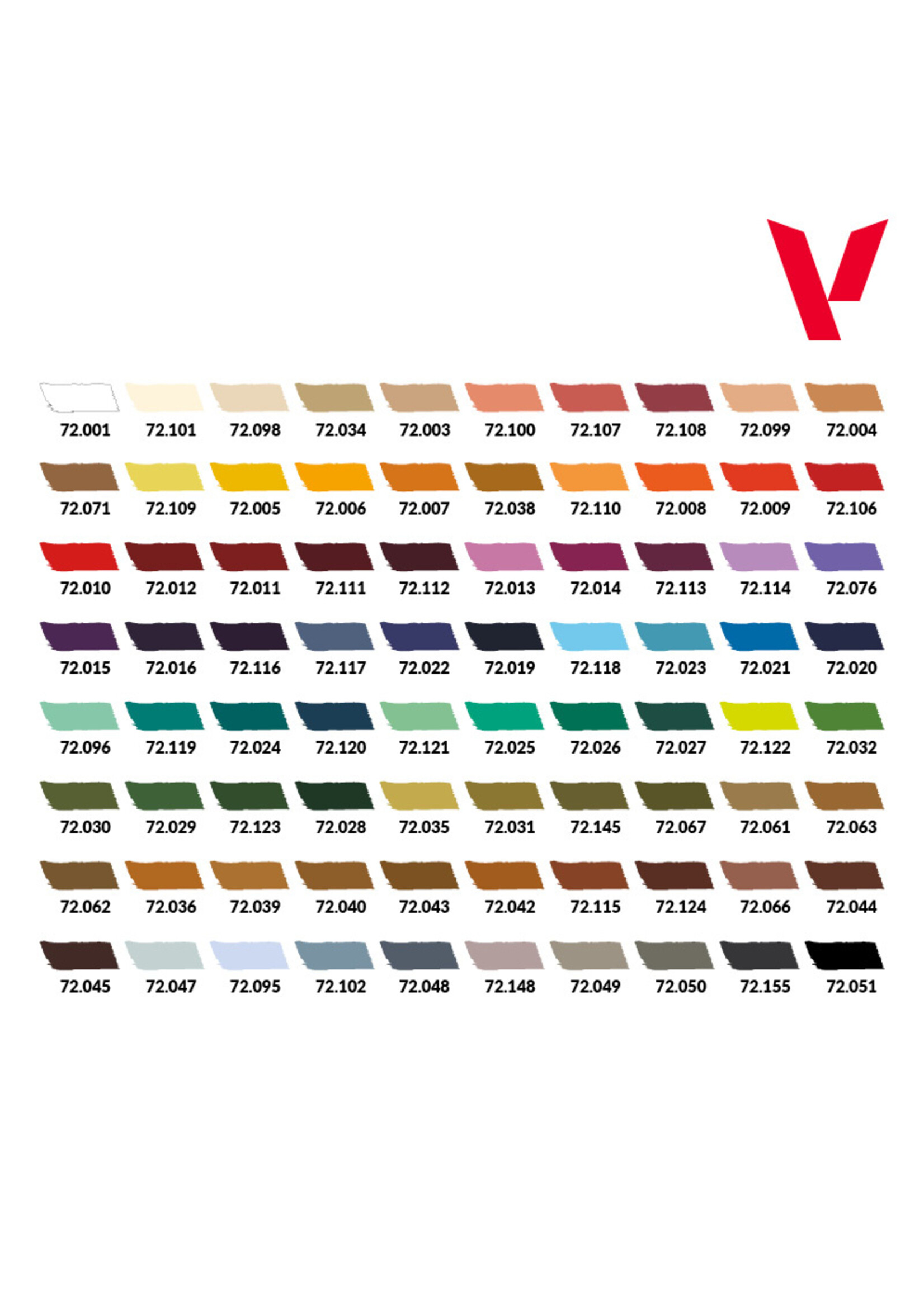 Vallejo Vallejo - Game Color / Color Case - Foundation Case includes 80 opaque colors 18 ml