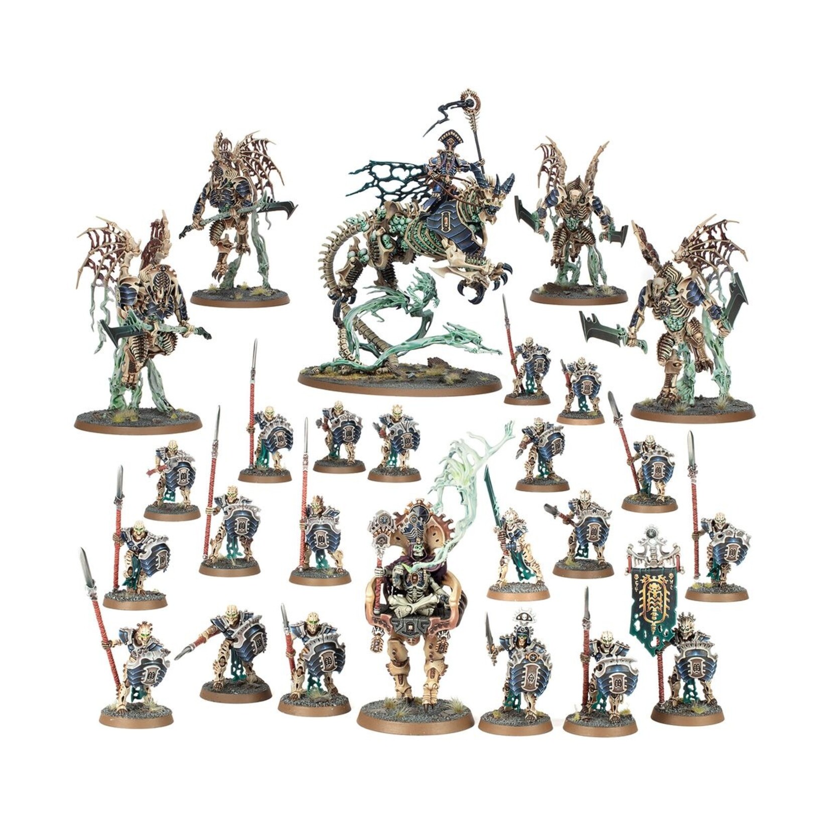 Warhammer: age of sigmar Ossiarch Bonereapers:Null Myriad Phalanx