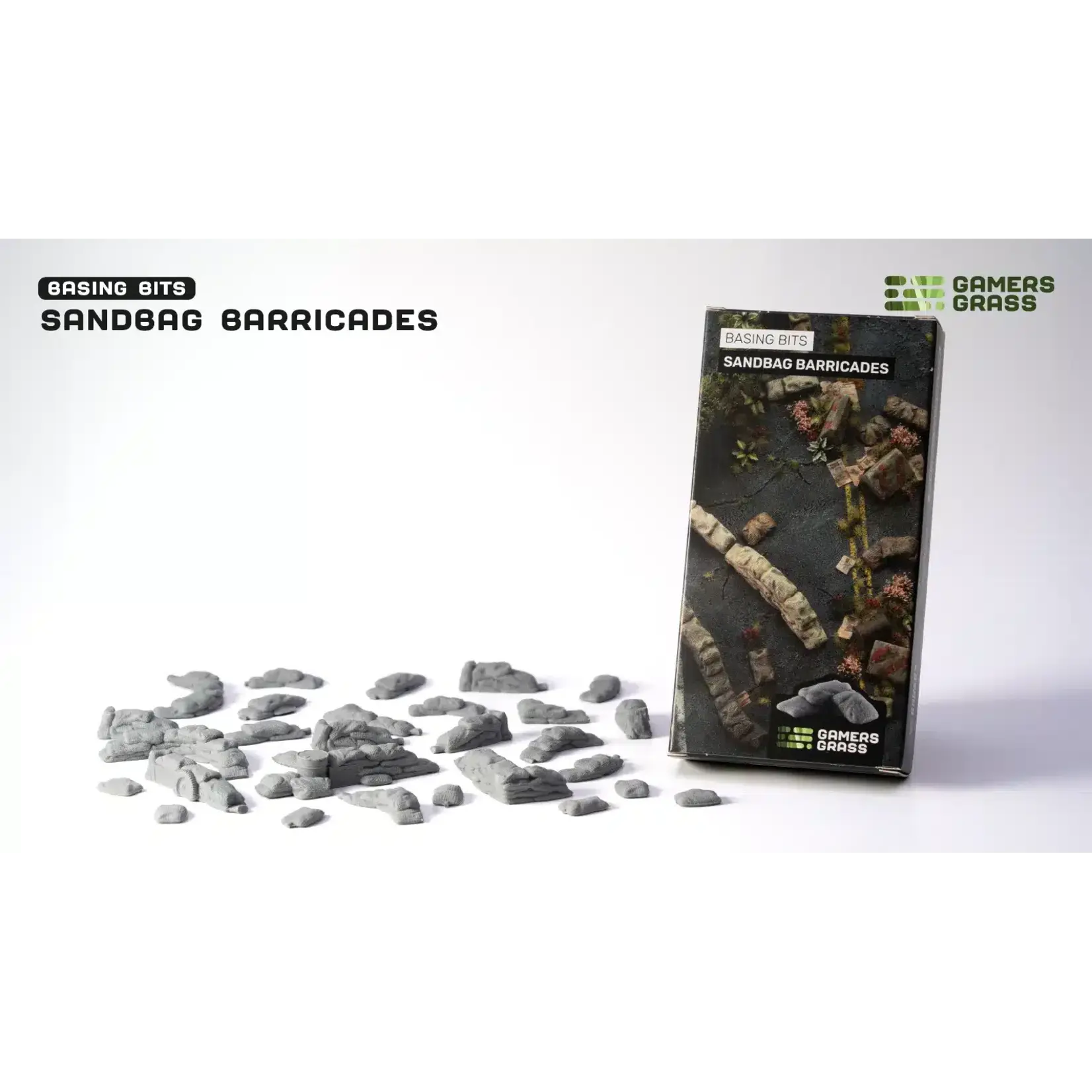 GamersGrass Basing Bits - Sandbag Barricades