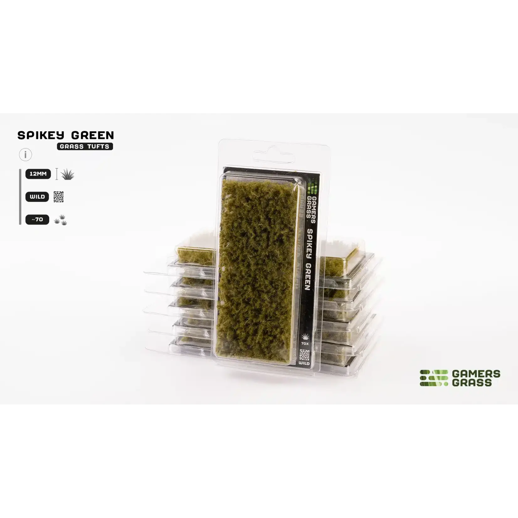 GamersGrass Spikey Green - Wild - 12mm - Gamersgrass