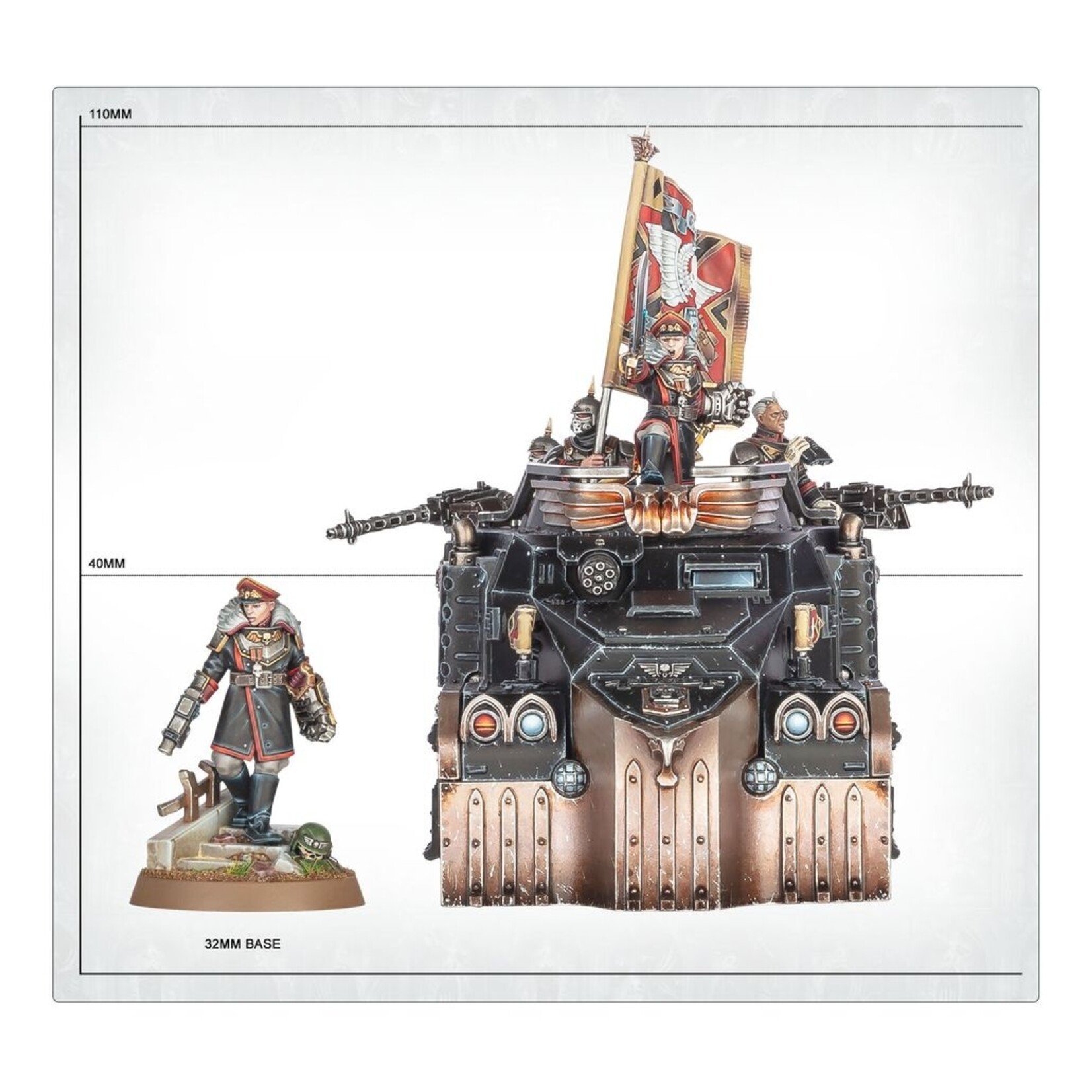 Warhammer 40.000 (Pre-Order Ships On 09/05/2026) Astra Militarum: Commissar Graves